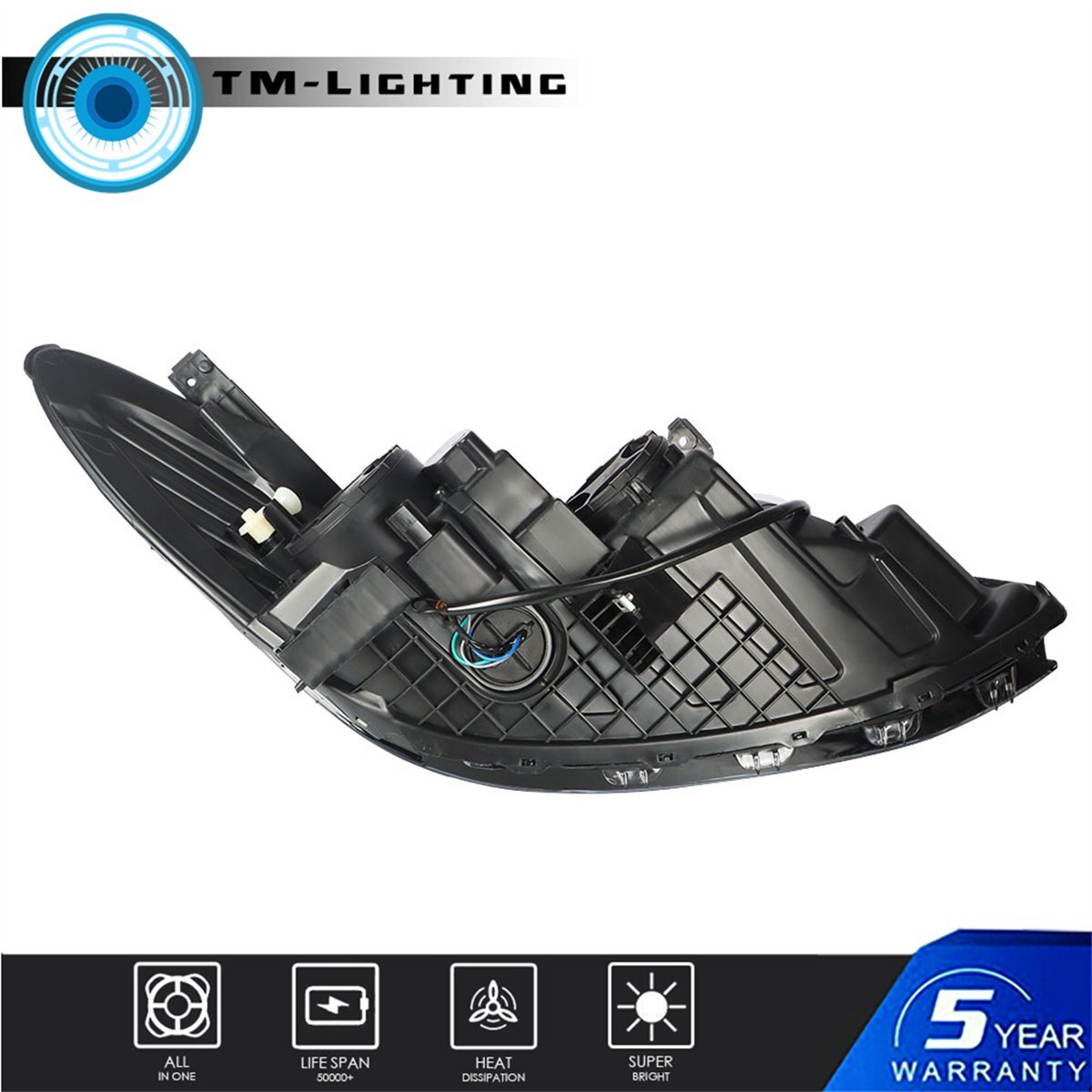 Headlights Headlamps For 2016 2017 2018 19 Chevrolet Cruze Sedan Pair Set