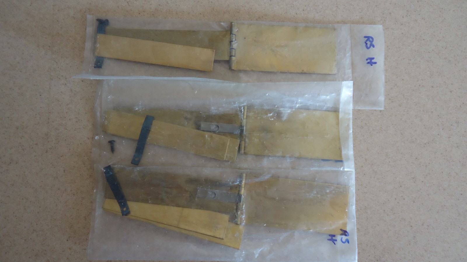 Yellow Brass Patch Box Blanks for Muzzleloaders, Kentucky or Pennsylvania Rifle