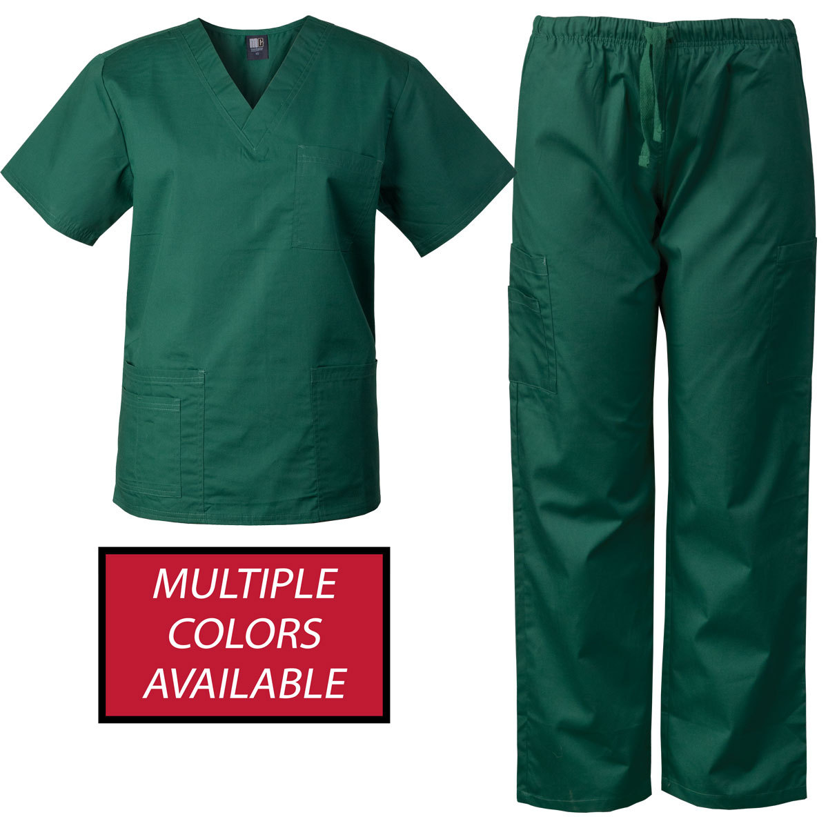 Medgear Scrubs for Men and Women Scrubs Set Medical Uniform Scrubs Top and Pants