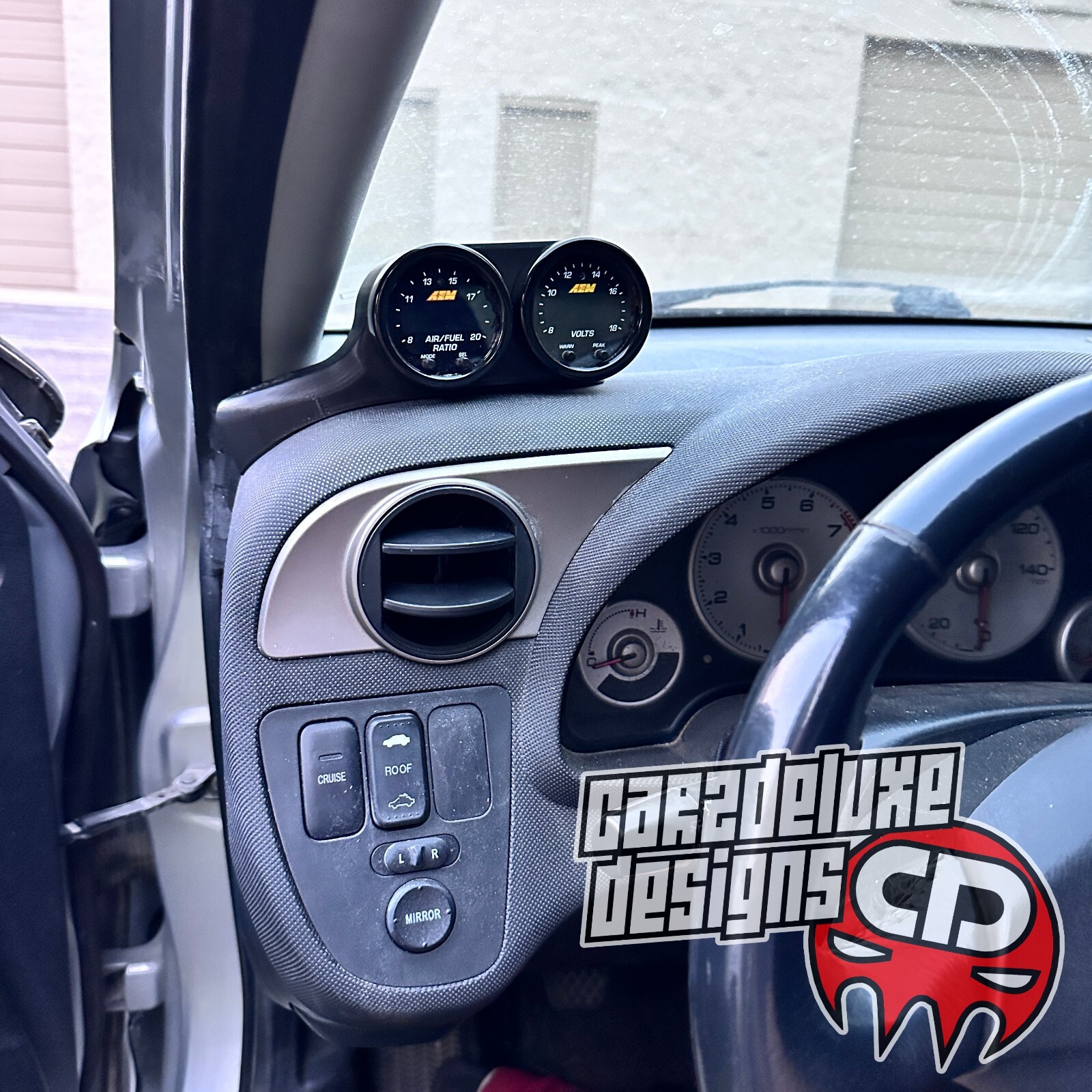 GENUINE CARZDELUXE DUAL GAUGE POD FITS ACURA RSX 2002-2006