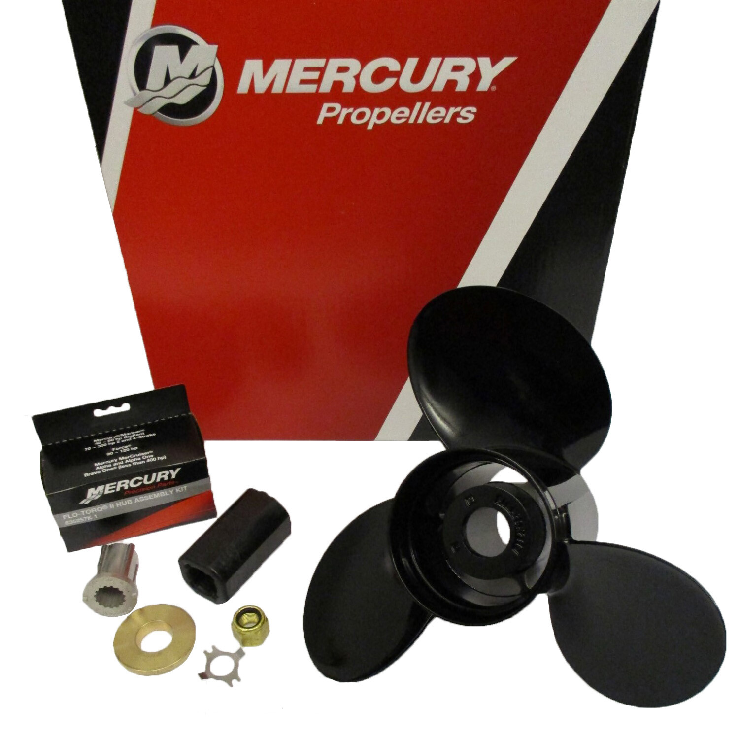 Mercury Mercruiser New OEM Black Max Propeller 14 X 23 Prop 48-832834A45 RH