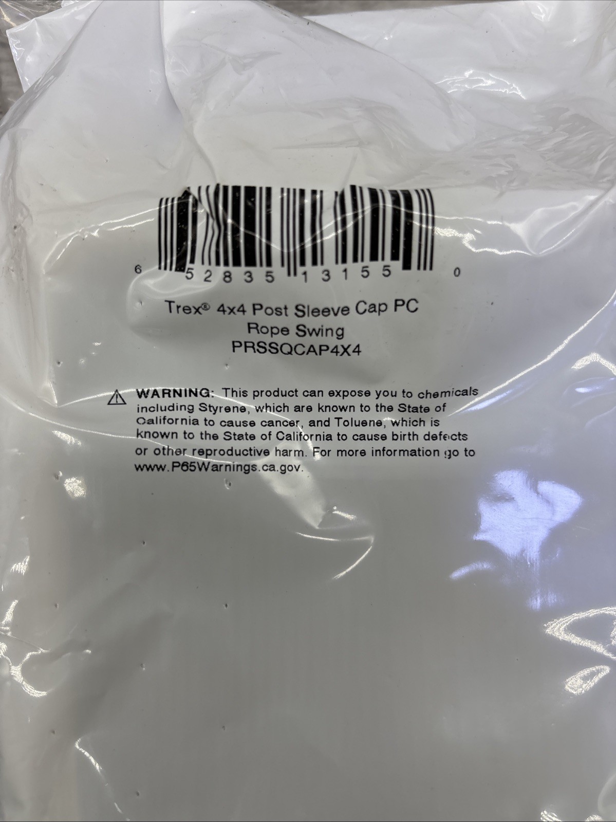 Trex 4x4 Post Sleeve Cap, Rope Swing PRSSQCAP4x4 {B6}