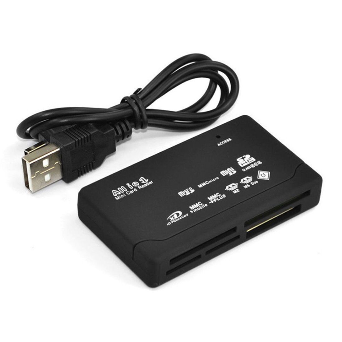 Memory Card Reader Mini 26-IN-1 USB 2.0 High Speed For CF xD SD MS SDHC