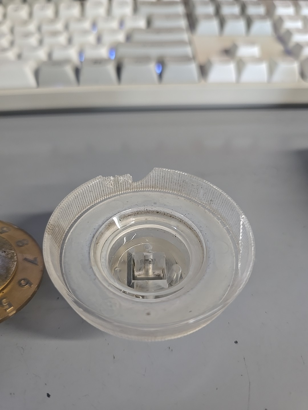 VINTAGE PHILCO PREDICTA TV KNOB CHANNEL SELECTOR CONT