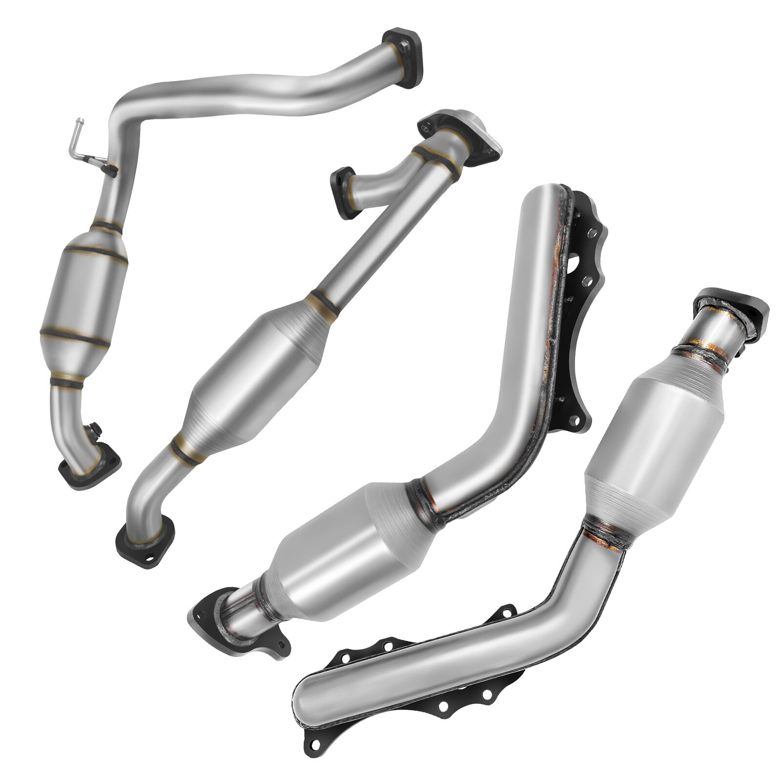 4x Catalytic Converters For 2003-2009 Toyota 4Runner 2007-2009 Toyota FJ Cruiser