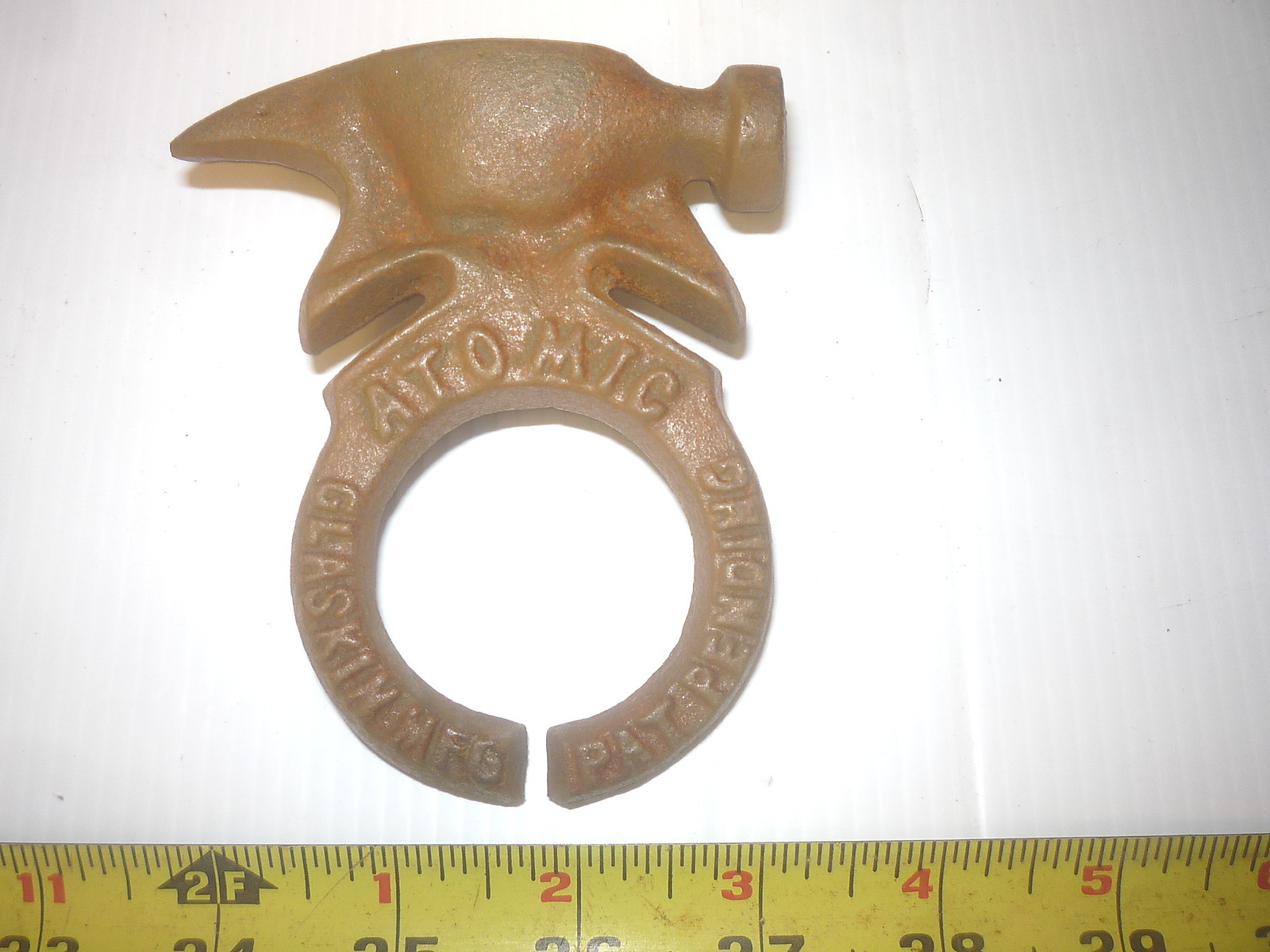 FARM TOOL ATOMIC  HORSE SADDLE FENCE HAMMER TOOL   GOOD USER