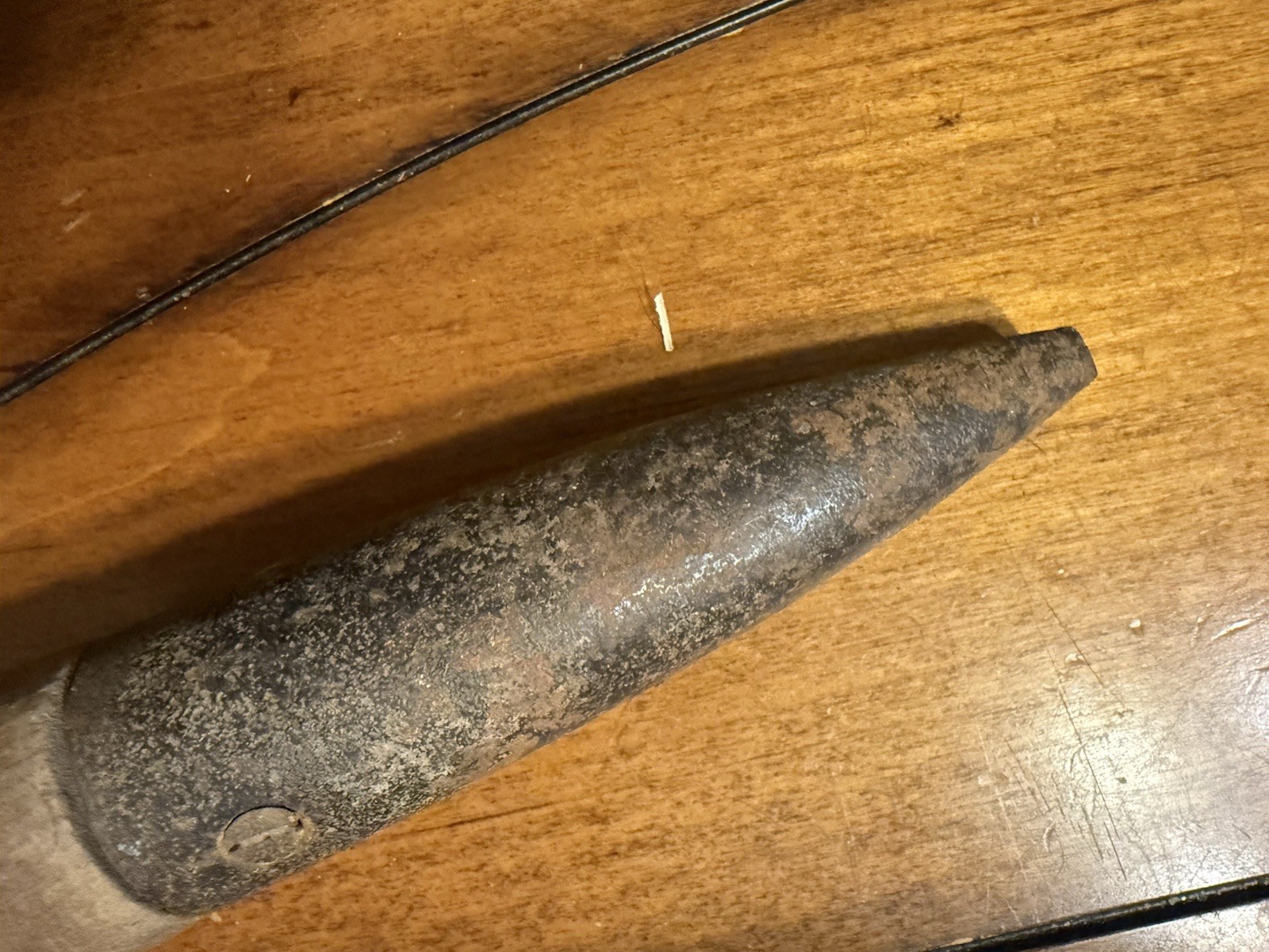 VINTAGE Wood and Steel Dibber Dibbler Garden Tool Bulb and Seed Planter