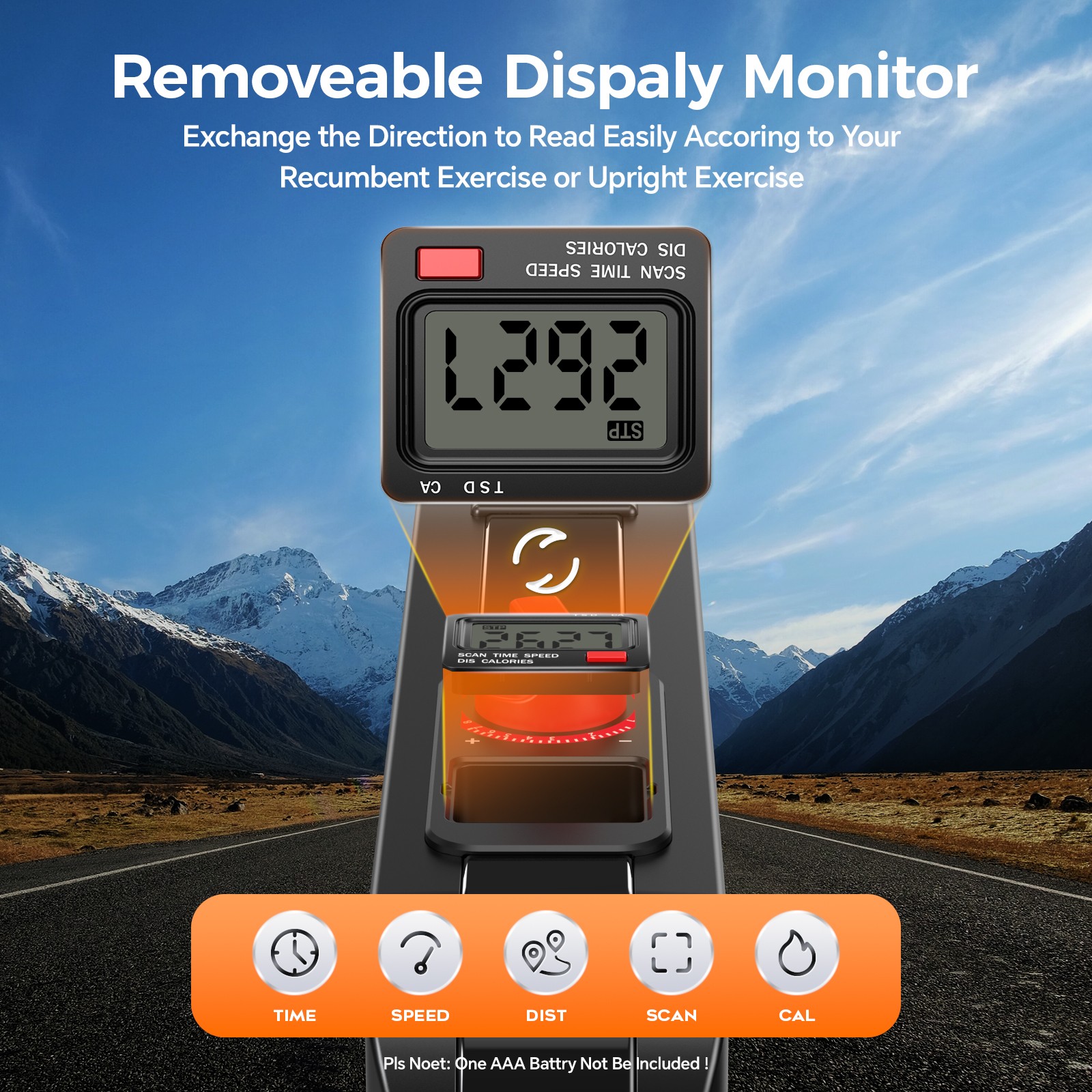 Home Recumbent Exercise Bike Stationary Bike Upright Bike with Arm Leg Exerciser