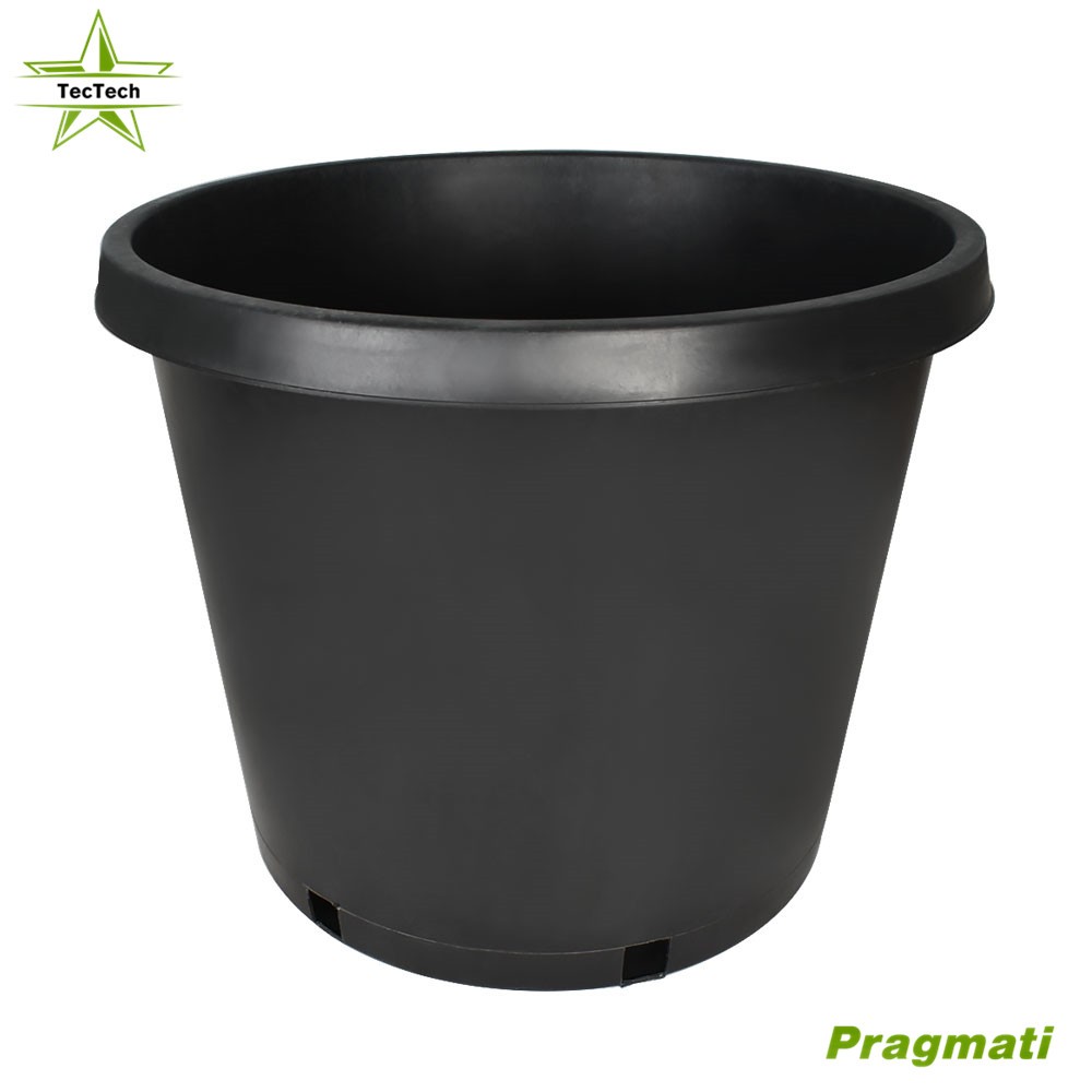 10 Pack 15 Gallon Black Injection Molding Flower Pots Garden Plant Nursery Pots