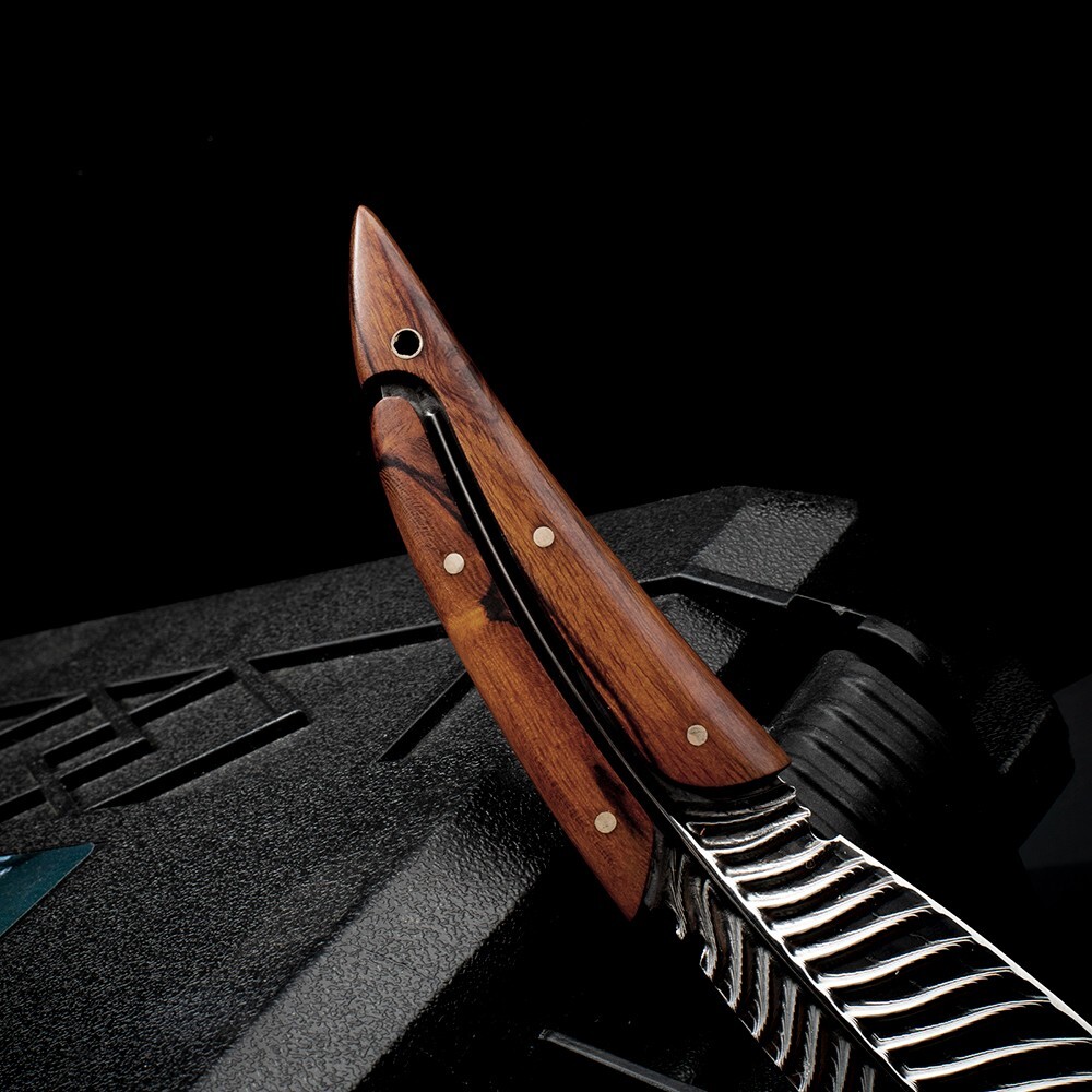 Damascus Steel Fixed Blade Knife Collectible Knives Fixed Blade Knife Full Tang