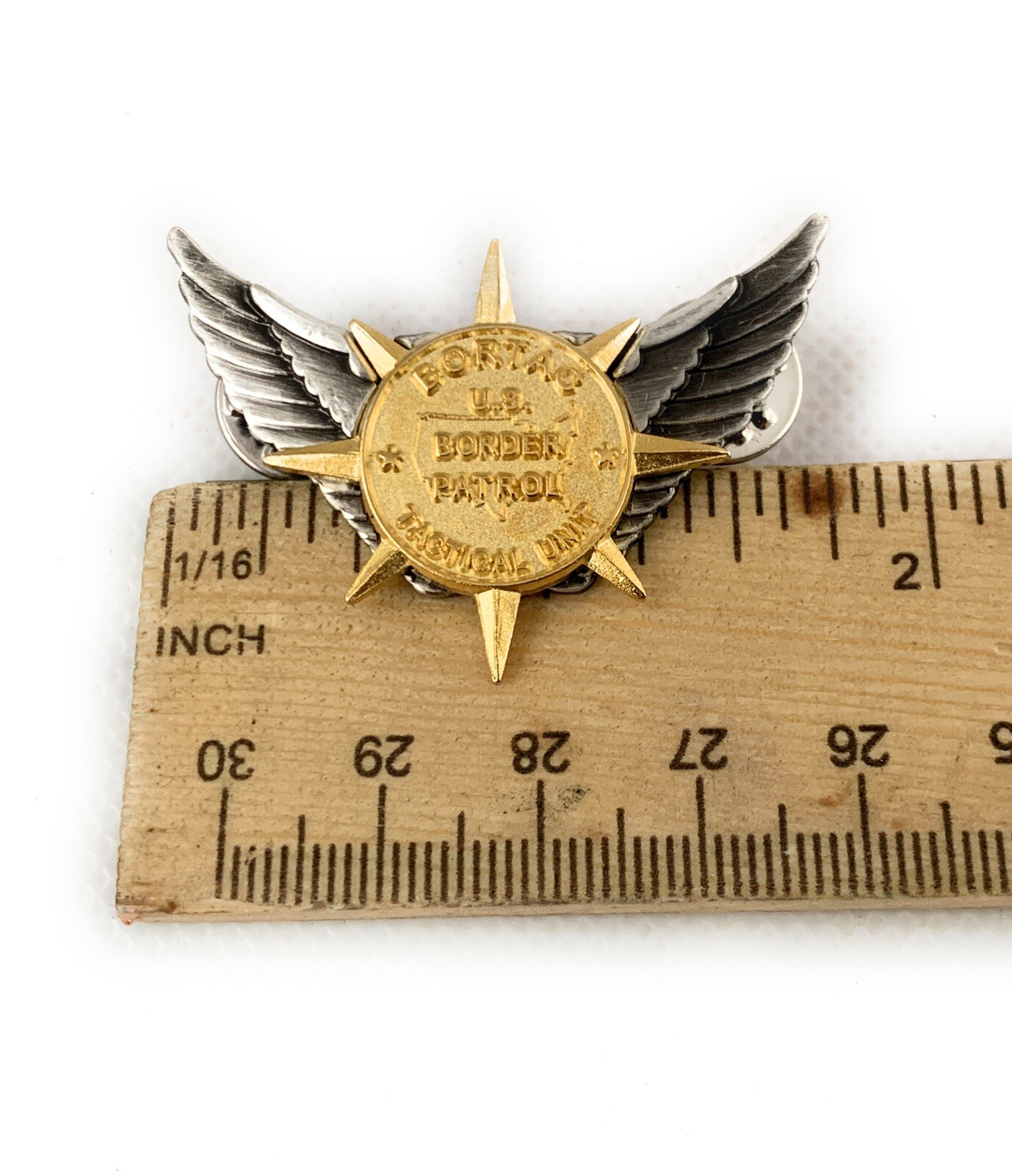 🌟US Border Patrol Tactical Unit BORTAC USBP Qualification Pin, Large 1-3/4"