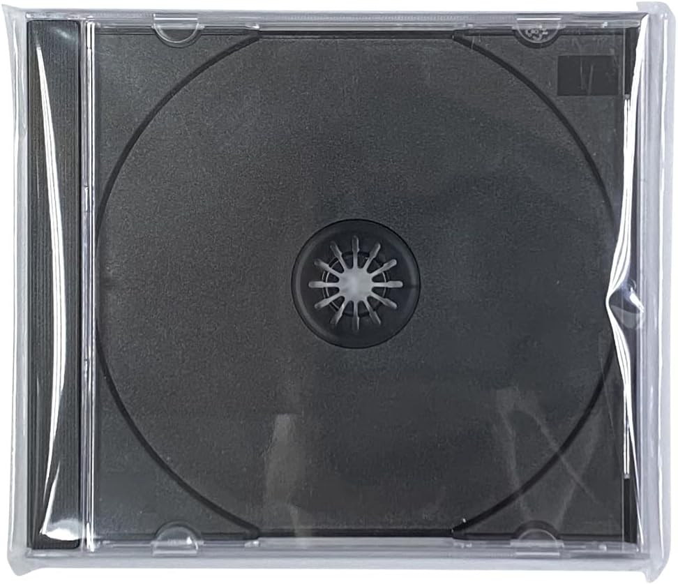CD Jewel Case Sleeves, 6 1/8 x 5 Inches 6.125 x 5.125 inches, clear