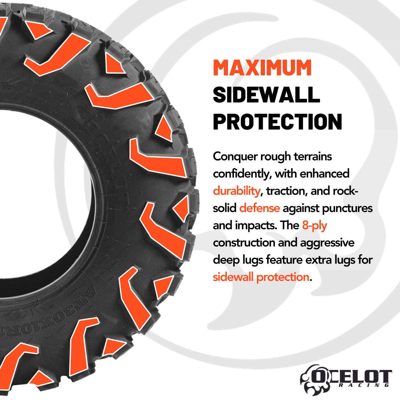 Ocelot Gotham 32x10R-14 ATV/UTV Tire - Set of 4