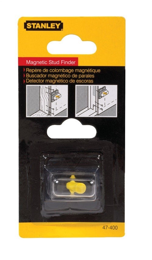 Stanley 47-400 1.375 in. L X 1.375 in. W Magnetic Stud Finder 3/4 in. 1 pc
