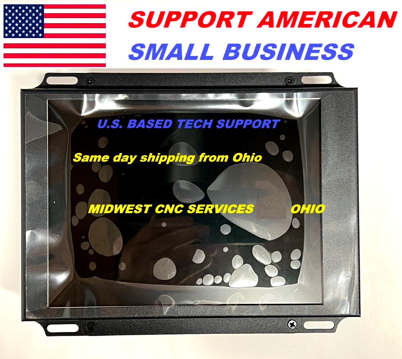 DIRECT LCD REPLACEMENT MONITOR FOR ProtoTrak 9inch CRT AGE2 AGE3 With Cable Kit