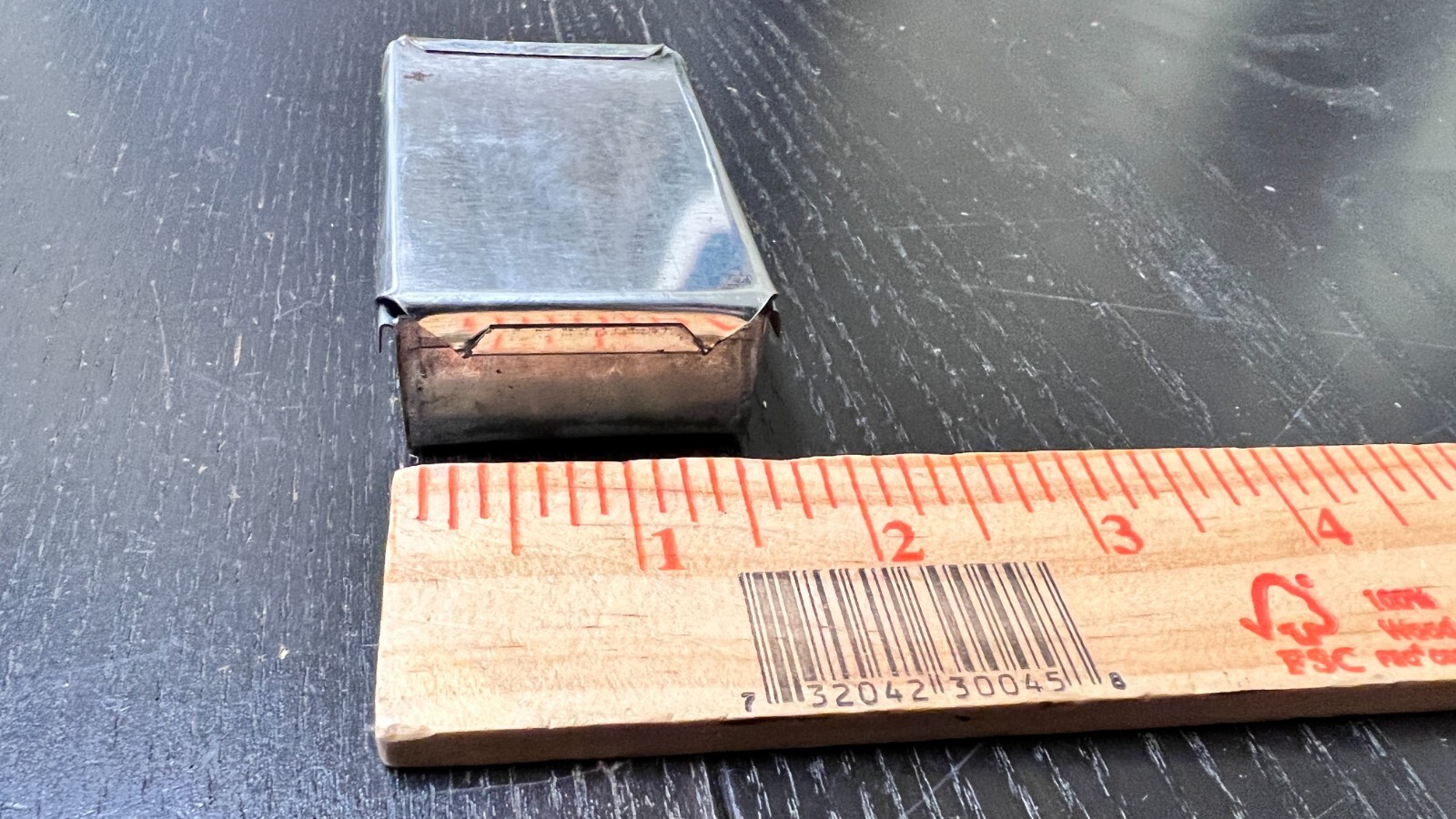 Small Tin "Match Safe" Haversack waterproof container - Civil War WW1 Reenacting