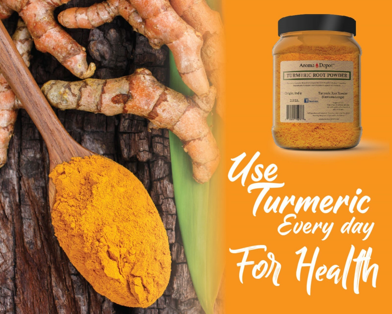 Tumeric Root Powder Pure Curcuma Longa Raw Spice cúrcuma Turmeric 100% Natural