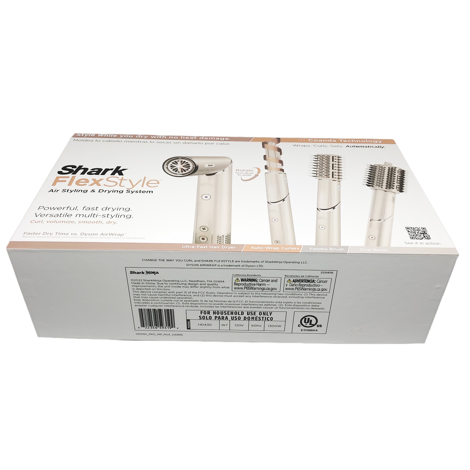 New Unopened Shark HD430 FlexStyle Air Drying and Styling System US Stock