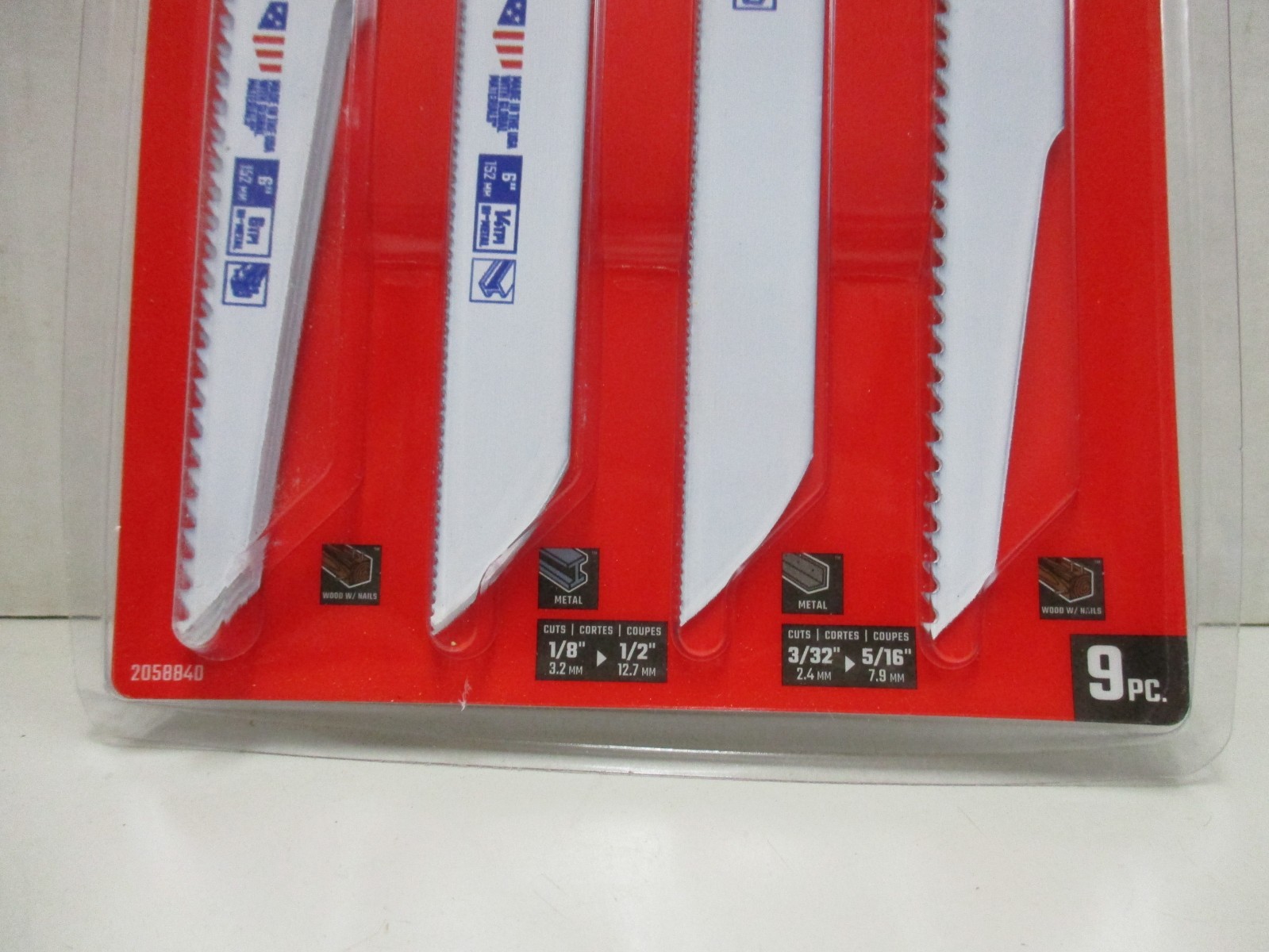 Craftsman 9pc Bi-Metal Reciprocating Saw Blade Kit 2058840