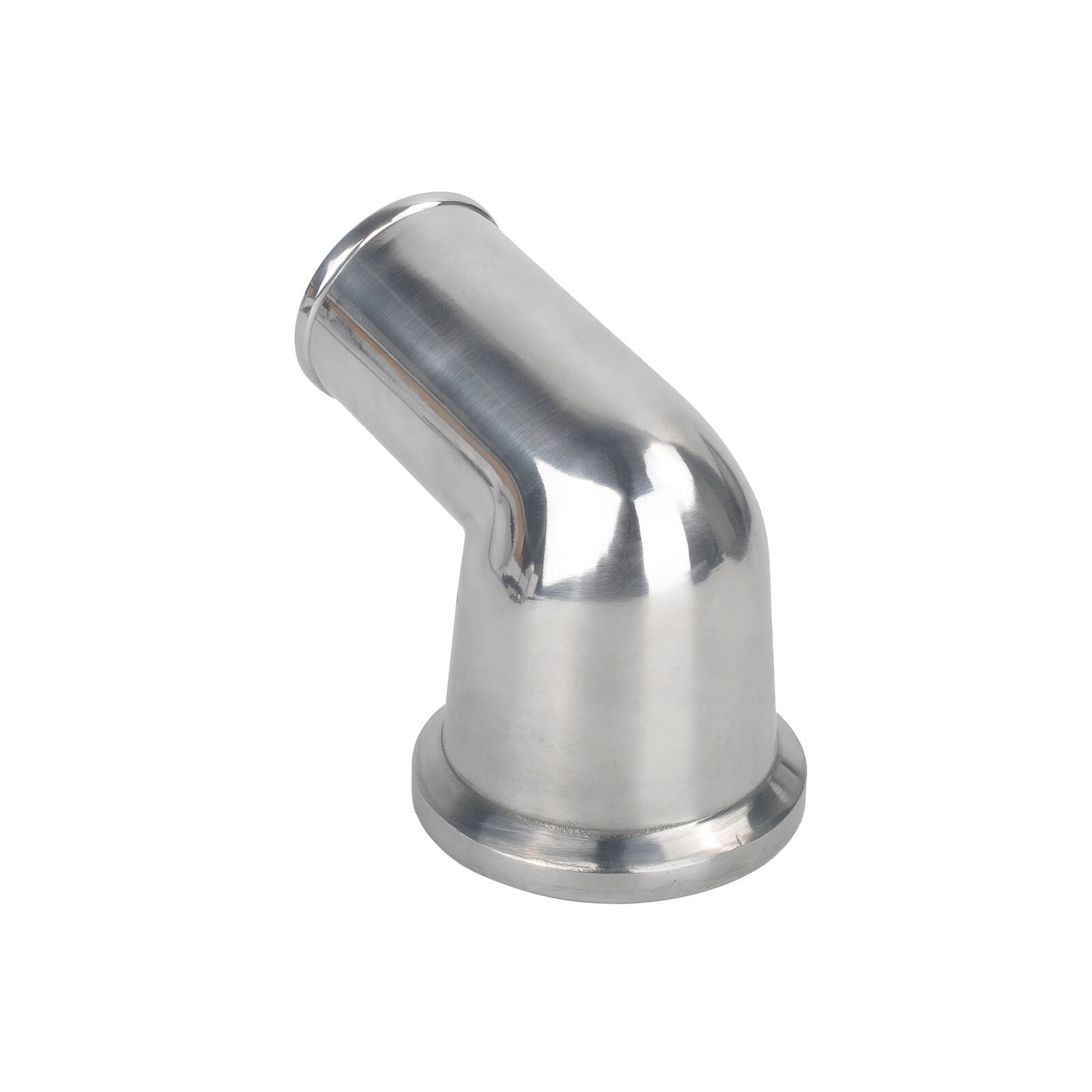 For SBC BBC Chevy 327 350 400 Polished 15° Swivel Water Neck Thermostat Housing