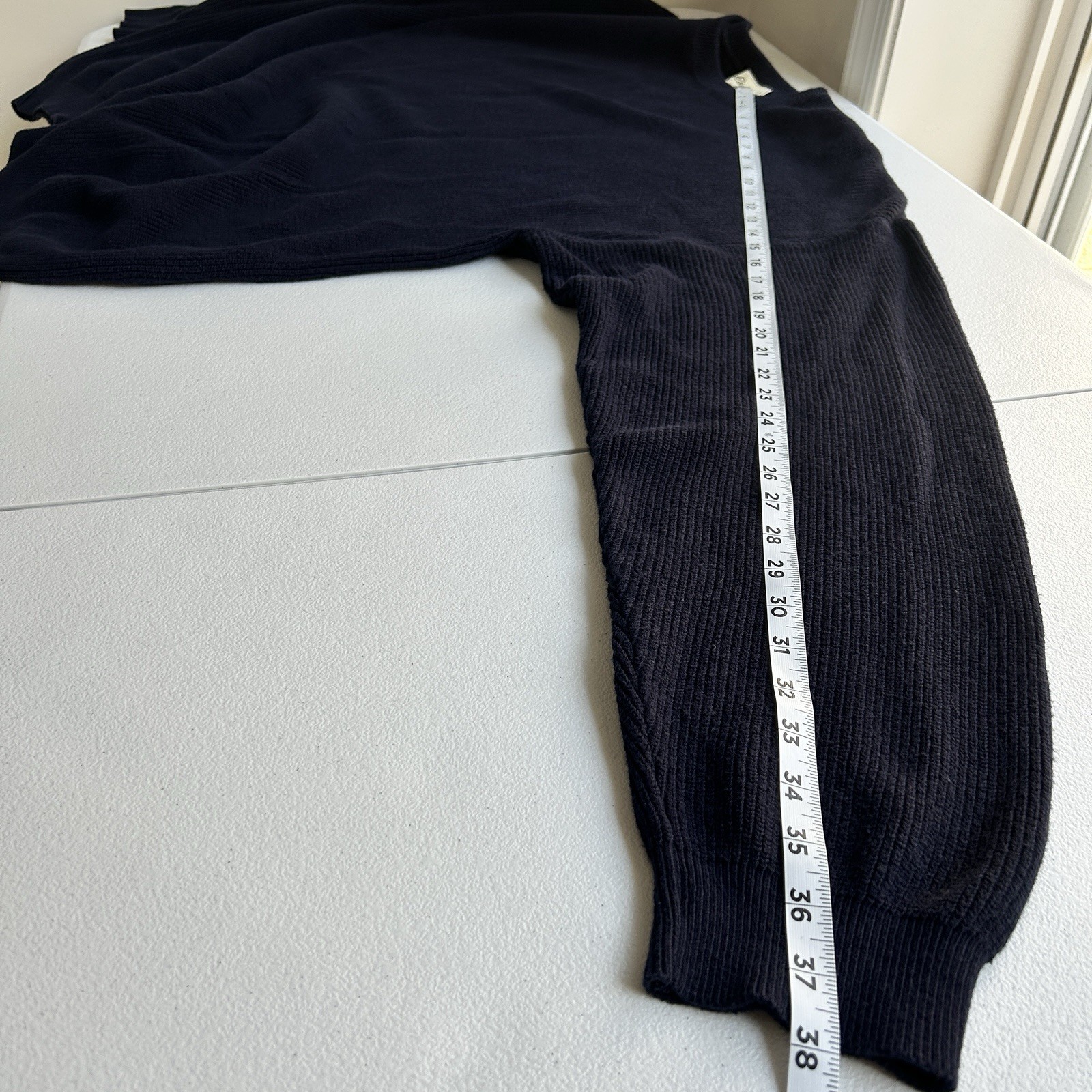 Vintage 90s Fisherman Sweater Mens XXXL Tall Ribbed Chunky Preppy Grunge Indie