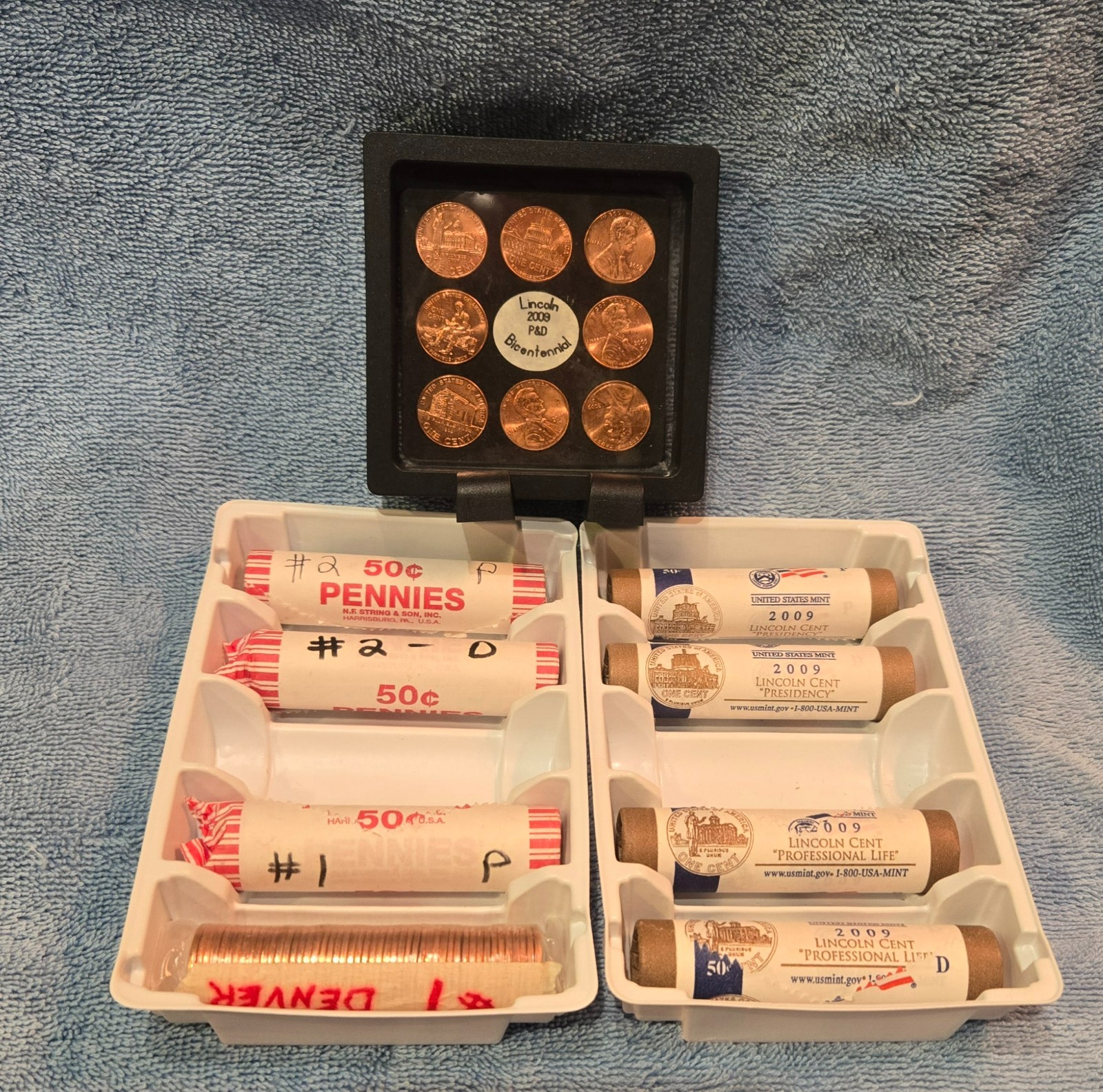 2009 Lincoln Bicentennial PD Uncirculated 8-Coin Set from rolls