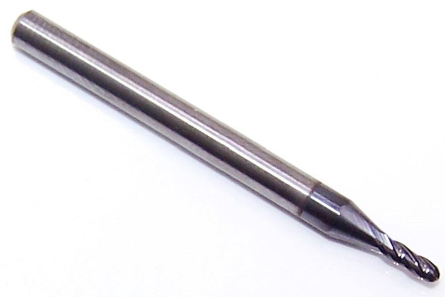 1/16" (.0625") CARBIDE END MILL 4 FLUTE BALL END KYOCERA SGS 30034
