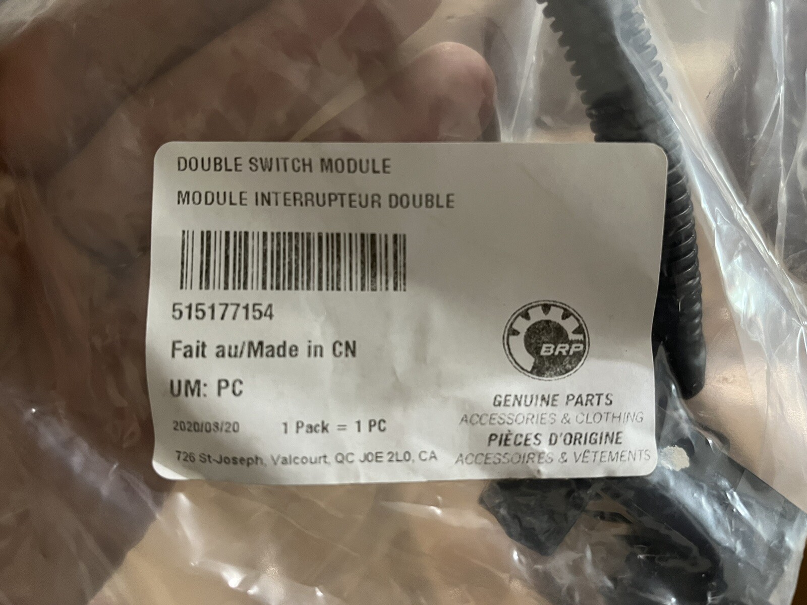 BRAND New Genuine Ski-Doo 800 Handlebar Grip Heater Warmer Control 515177154