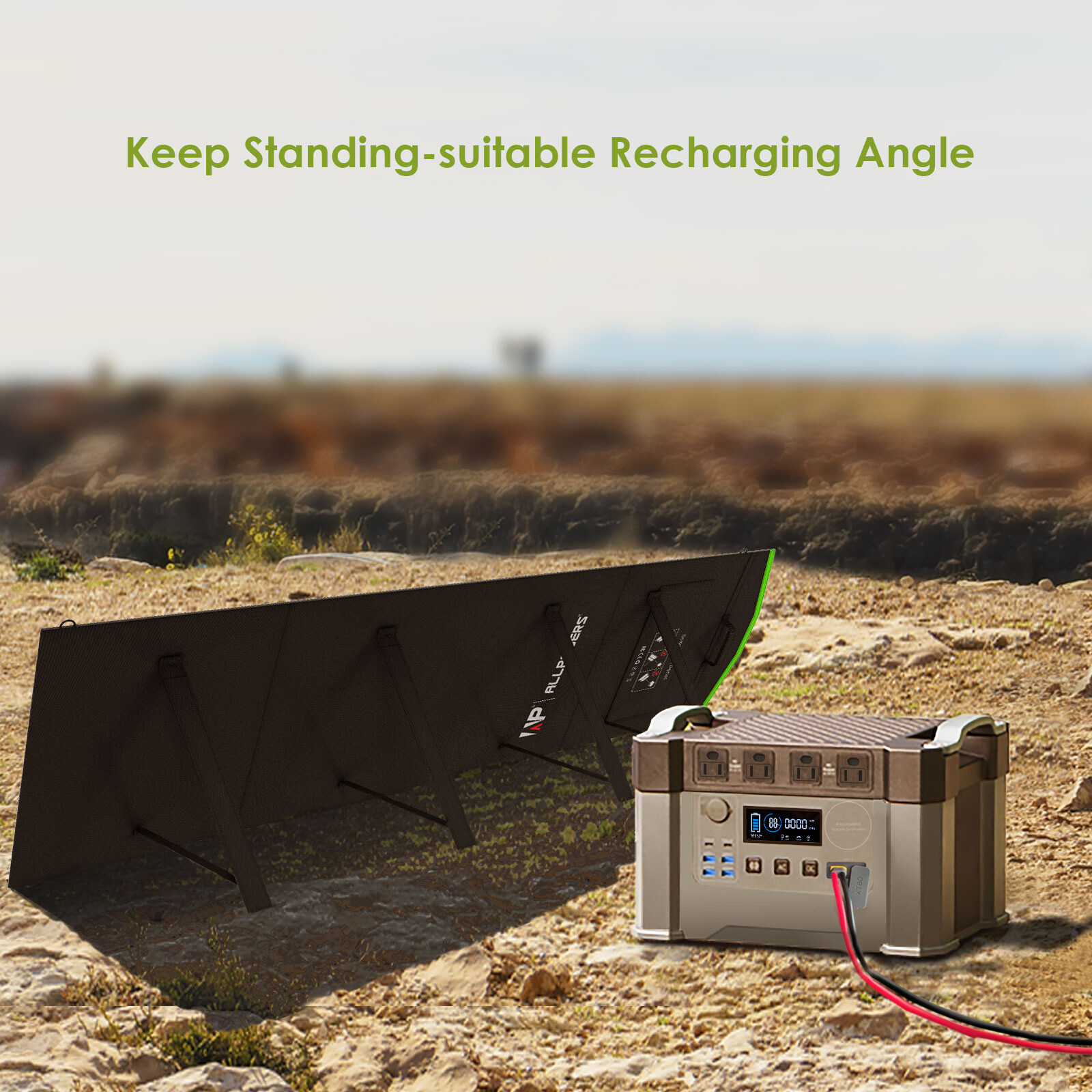 ALLPOWERS 2000W Solar Portable Power Station Generator Portable Solar Panel140W