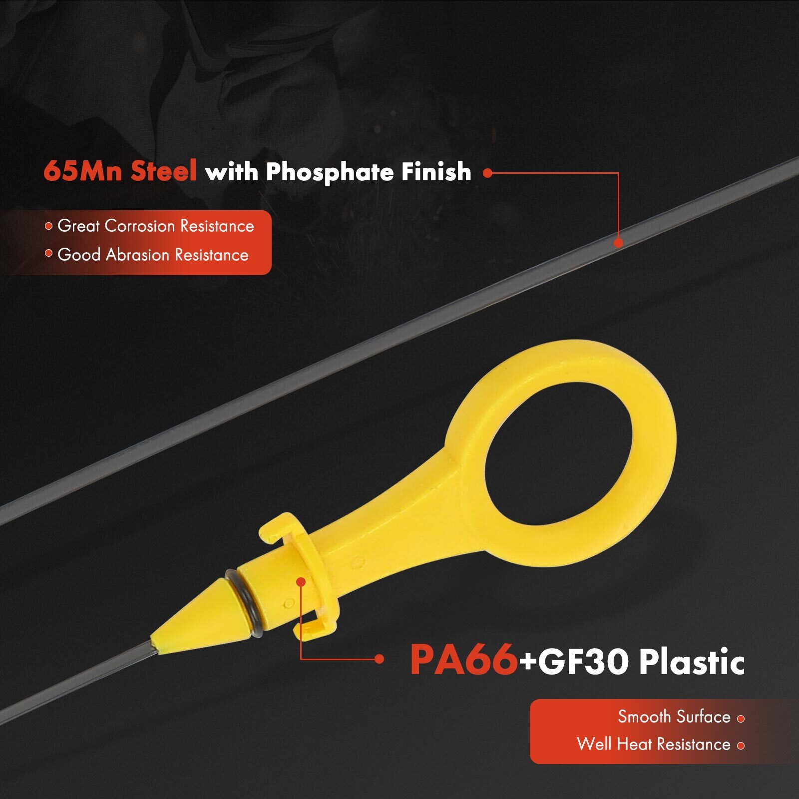 Engine Oil Level Dipstick for Audi A3 A4 A5 A6 A7 Q3 TT Quattro VW Golf Passat