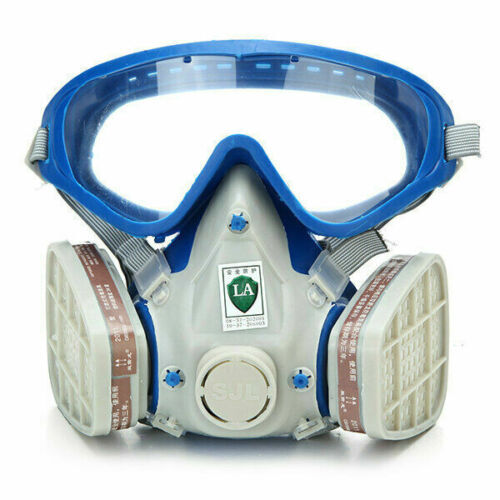 Silicone Half Face Gas Mask Paint Spray Chemical Respirator Reusable 95% Filter