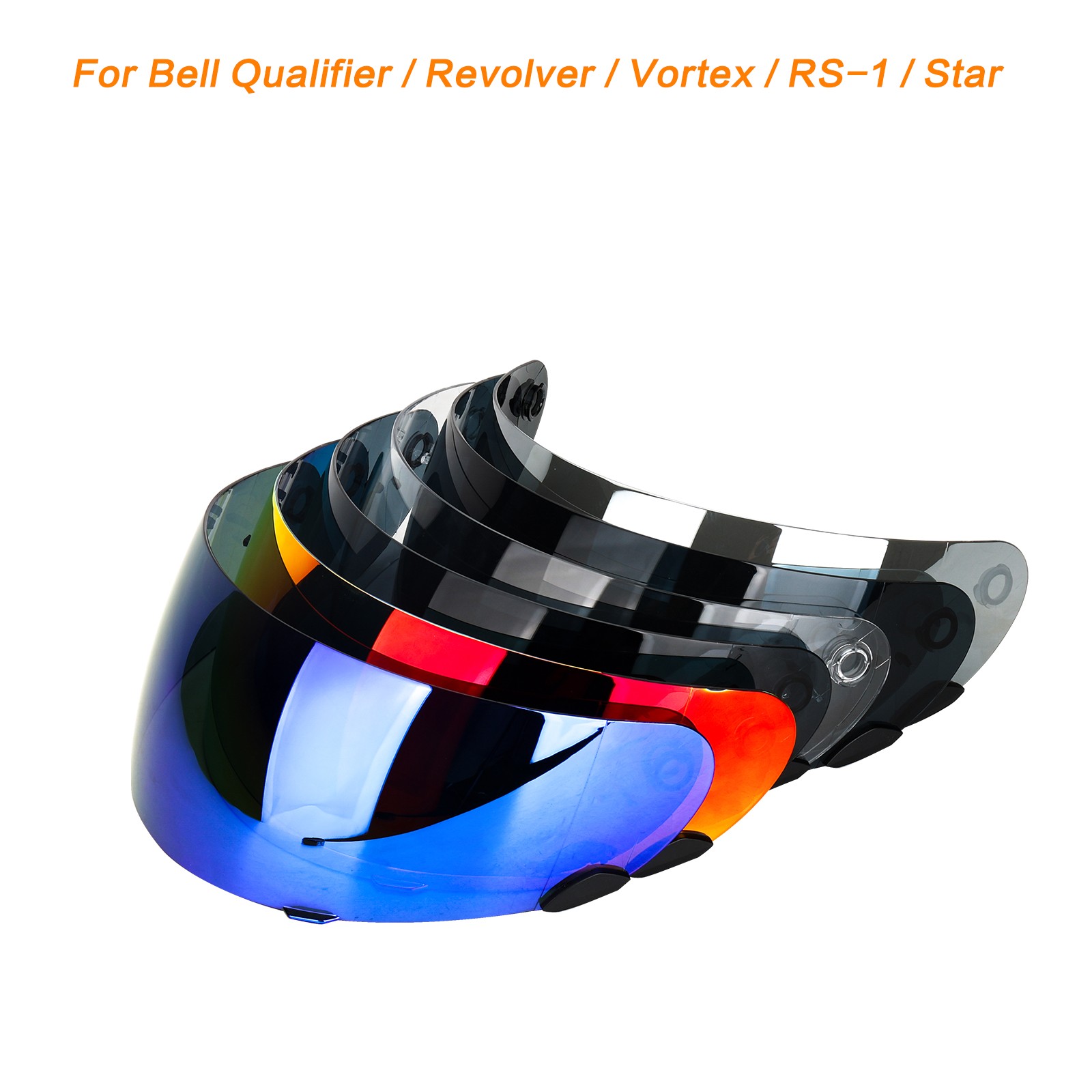 Wearproof Helmet Visor Face Shield For Bell Qualifier Revolver Vortex RS-1 Star