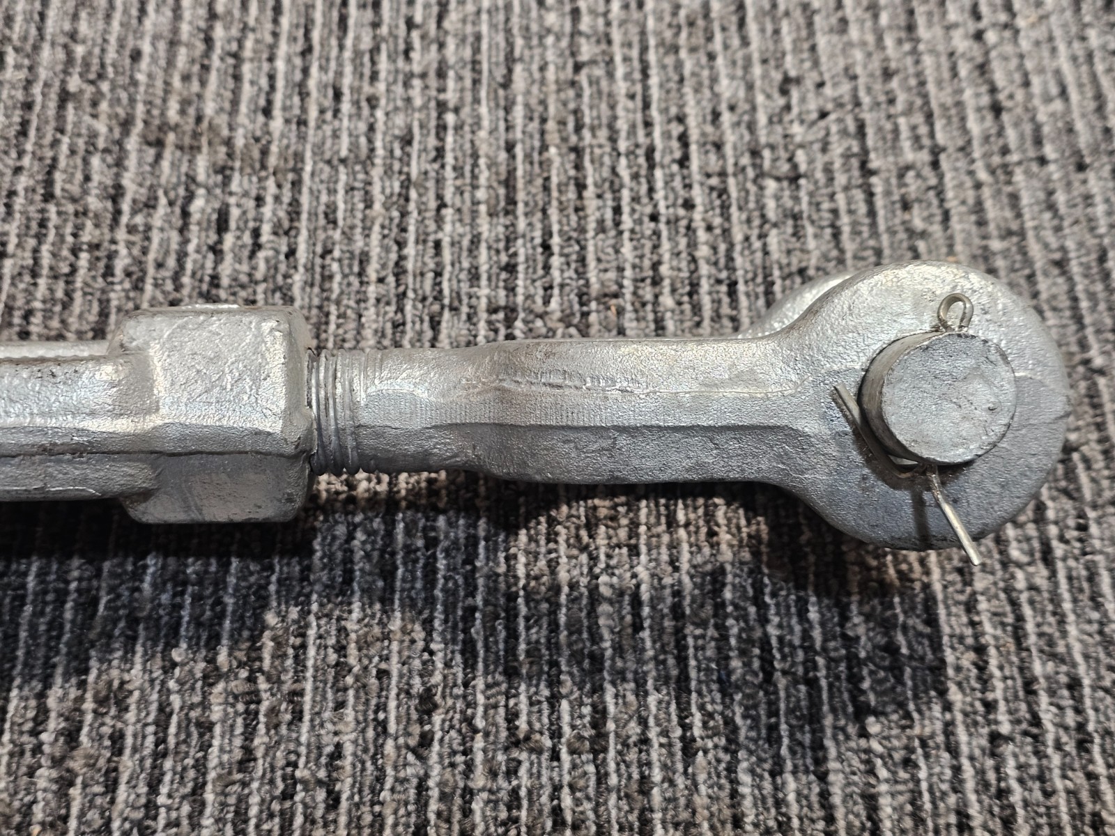 Jaw and Jaw Turnbuckle 1" x 30" Hot-Dipped Galvanized Heavy Duty for Wire Rope