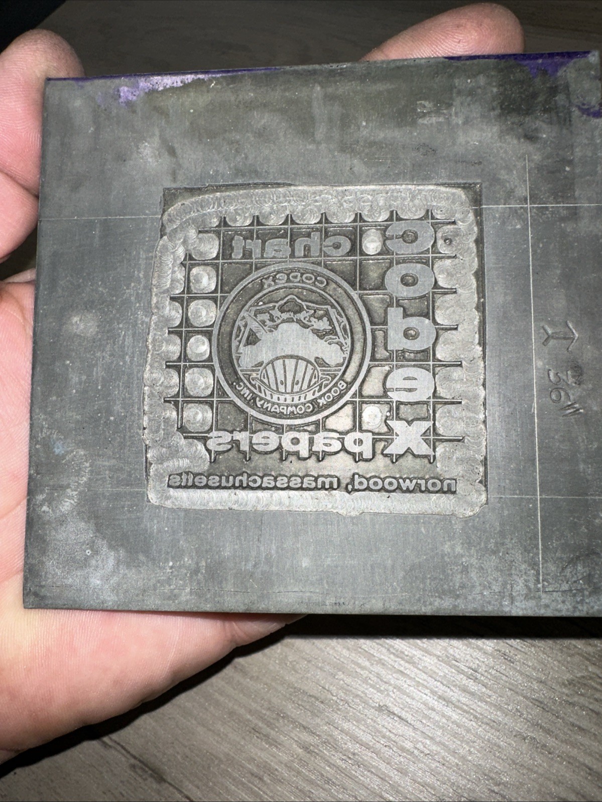 Printing Plate ( Codex Book Co. Norwood Mass. ) Charts Papers