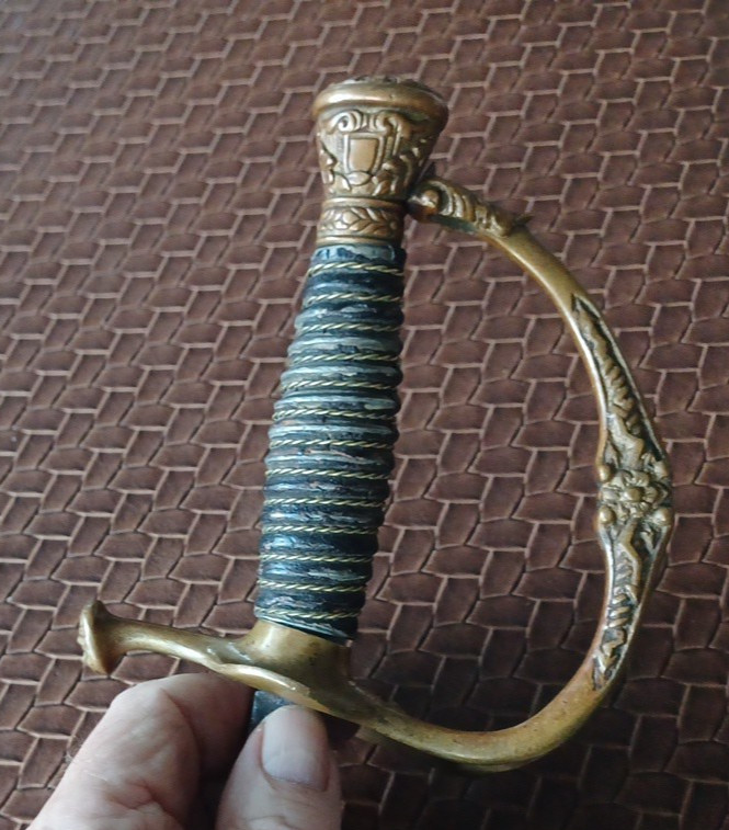 U.S. Army Officer Dress Sword Model 1902 Eagle Guard Solingen Blade c.1895–1918