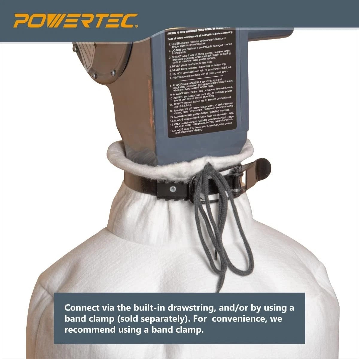 Lightweight Polyester Dust Filter Bag - 1 Micron for Grizzly, Rockler & More