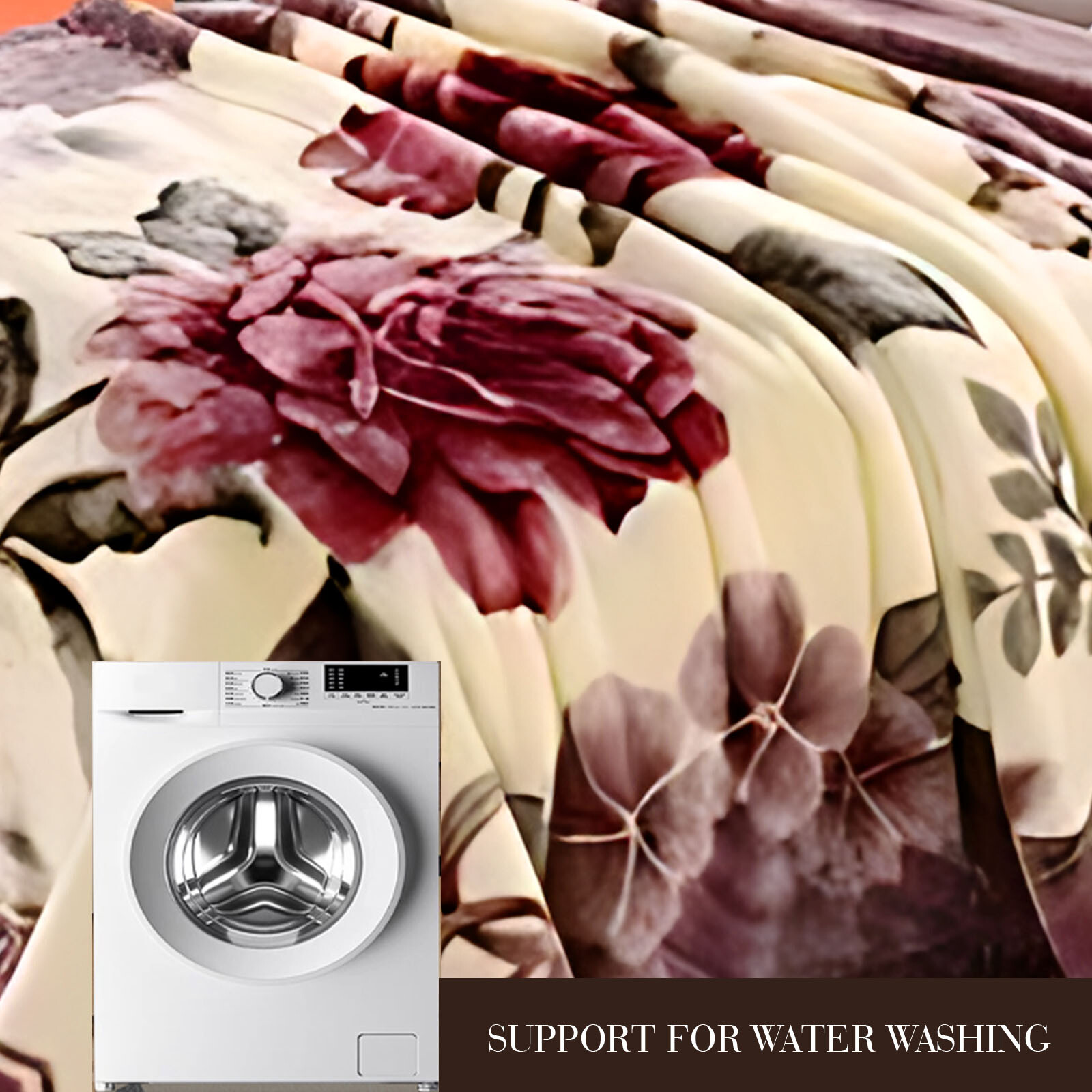 2-Ply Thick Heavy Fleece Blanket 8.8/13/15.4lb Printed Silky Soft Warm Blanket