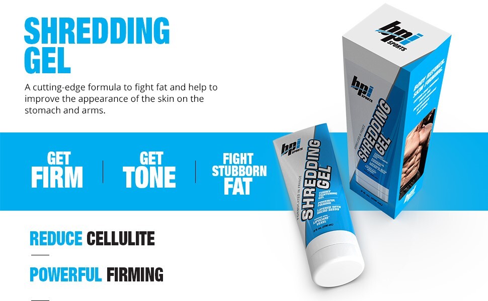 BPI Sports Shredding Gel, Skin Firming, Toning, Muscle Definition, 8 fl. oz