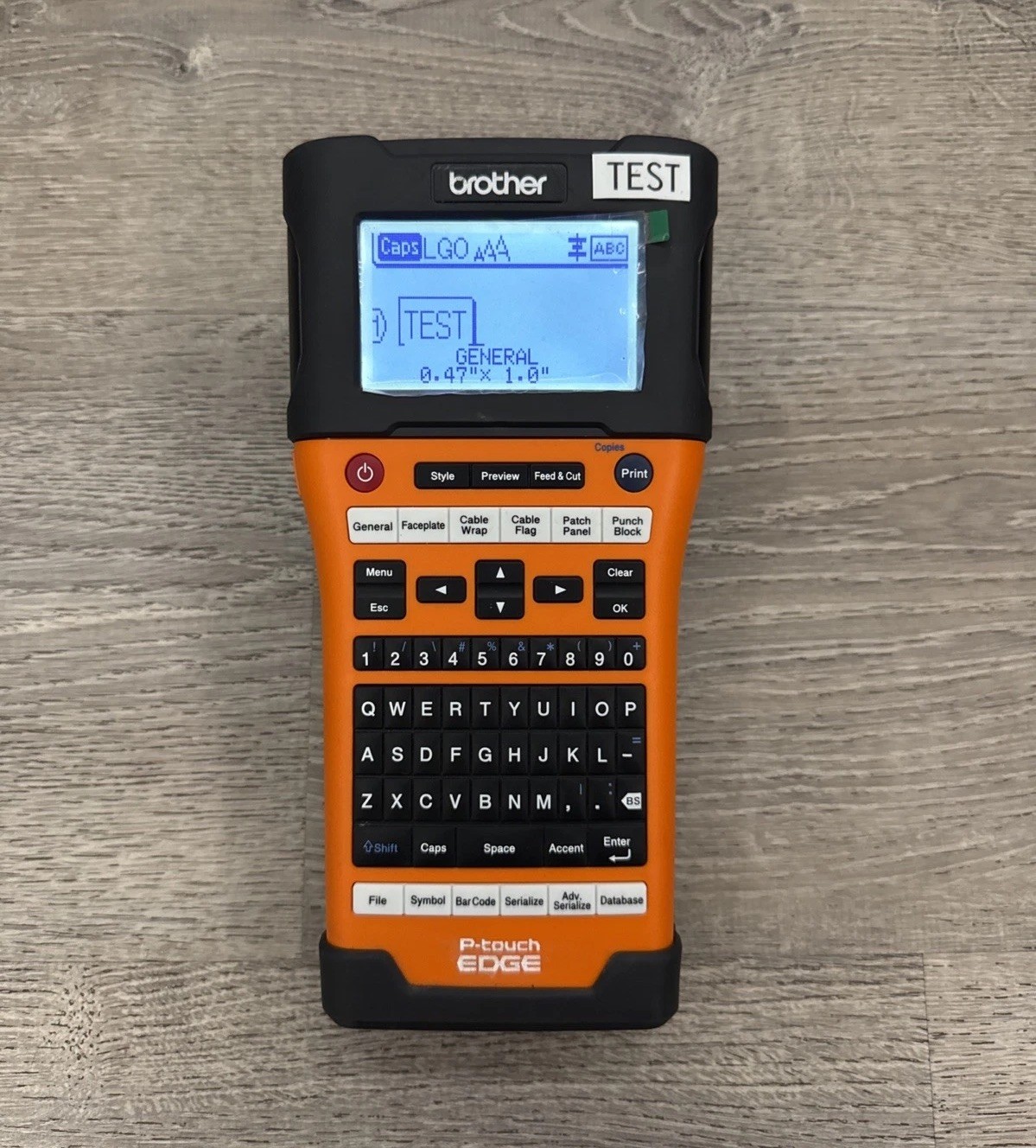 Brother P-Touch Edge Industrial Thermal Transfer Label Maker PT-E500