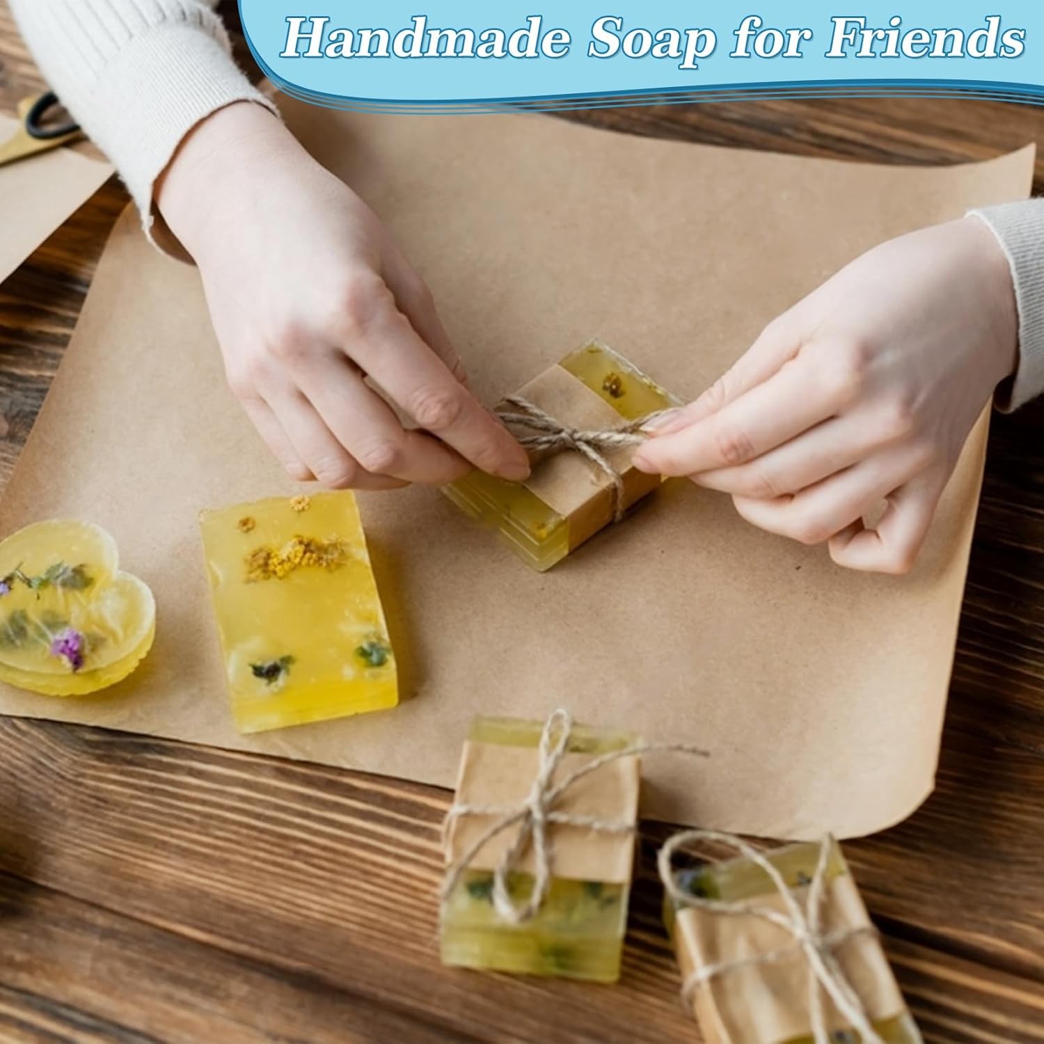 Soap Base Natural 2LB Clear Glycerin Base for Soap Making Melt and Pour Organic