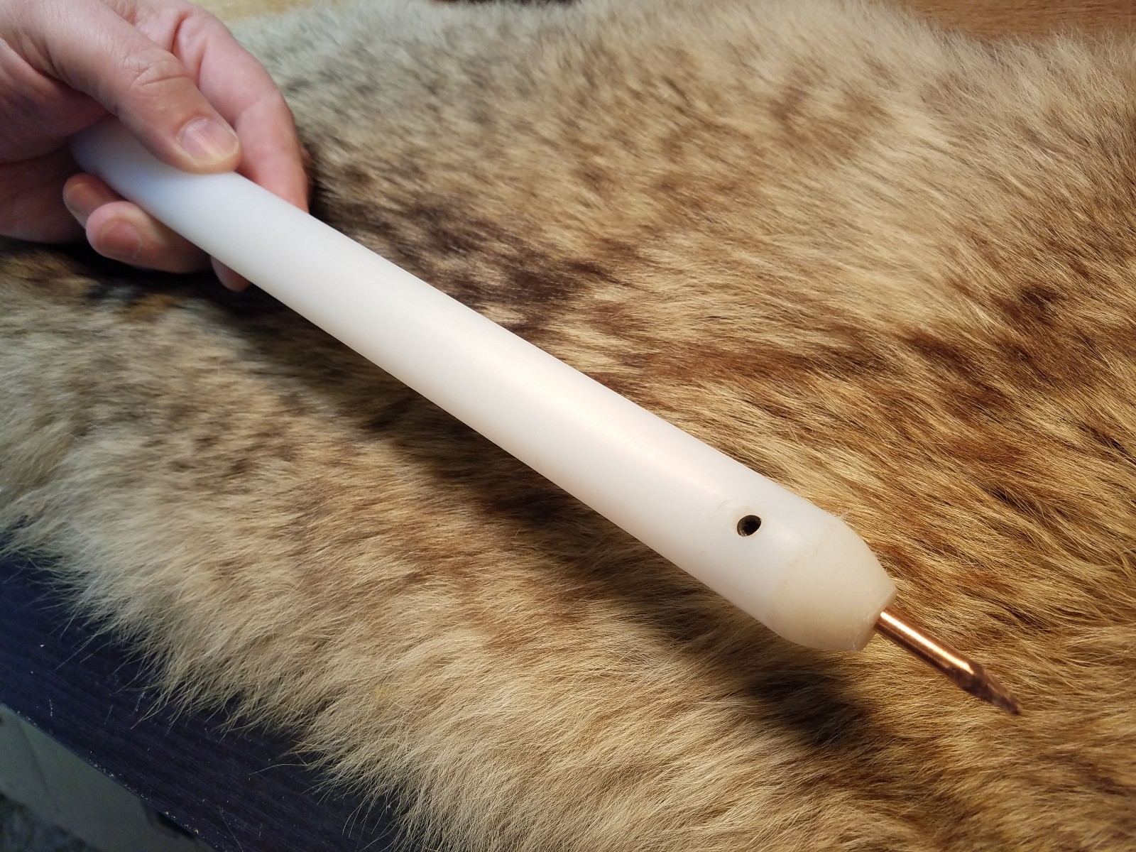 PRO GRADE FLINT KNAPPING JIG With UHMW ROD ISHI STICK PRESSURE FLAKER PREFORM