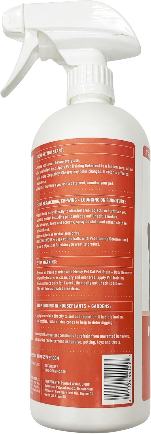 Training Deterrent Spray - Cat to Stop Unwanted 27.05 fl oz, Liquid