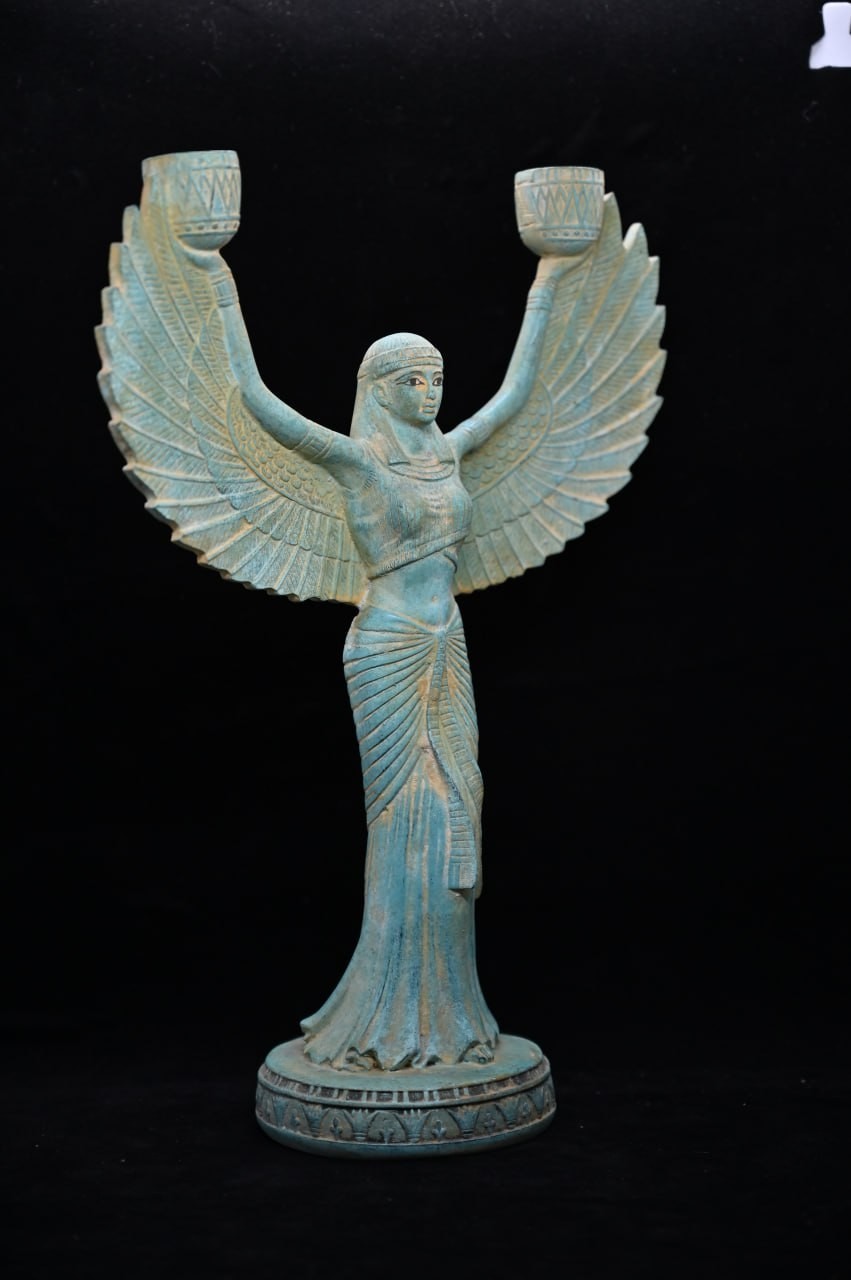 Rare Statue of The Goddess winged Isis Authentic Ancient Egyptian Antiquities BC