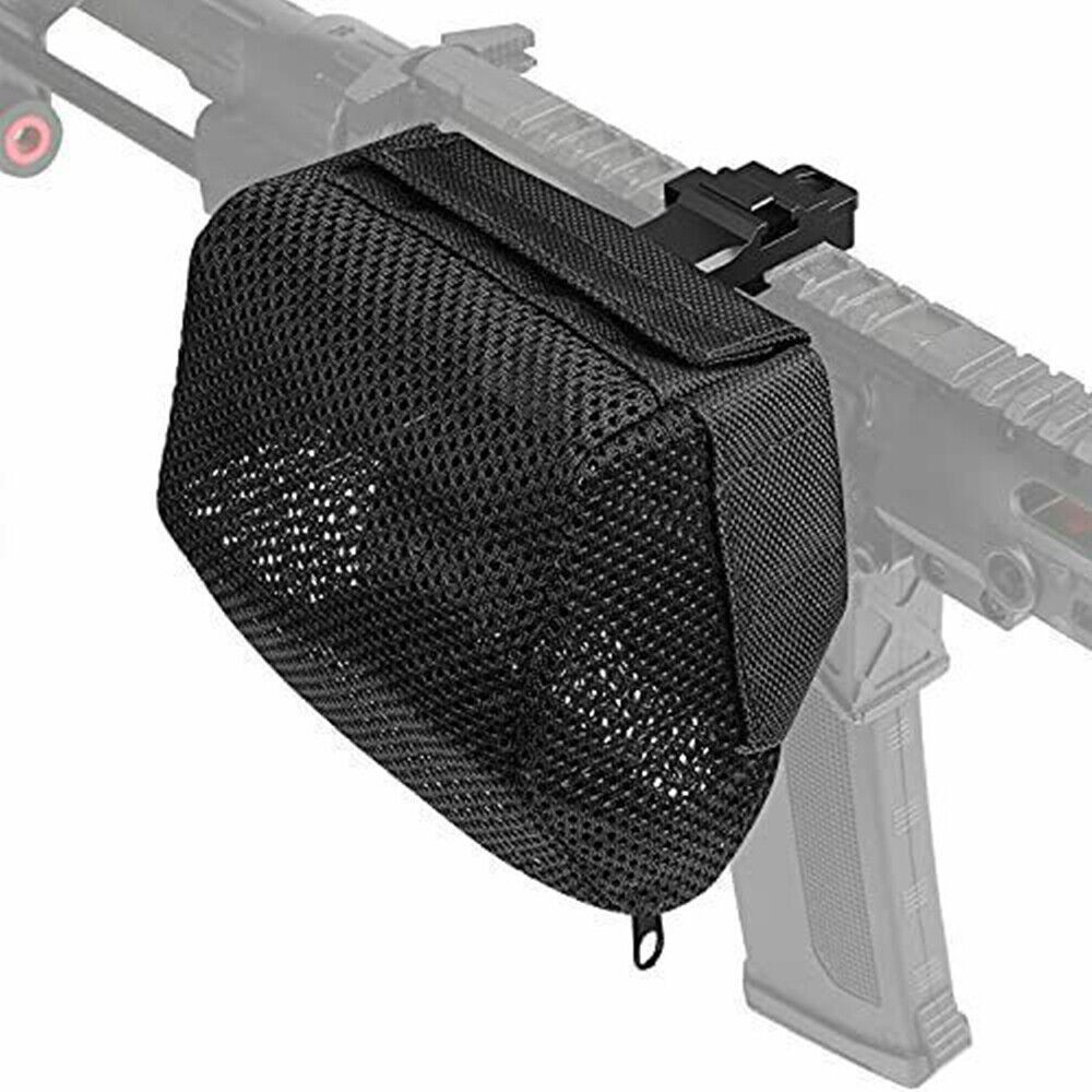 Universal Brass Shell Catcher Net with Picatinny Rail Mount Heat Resistant Mesh