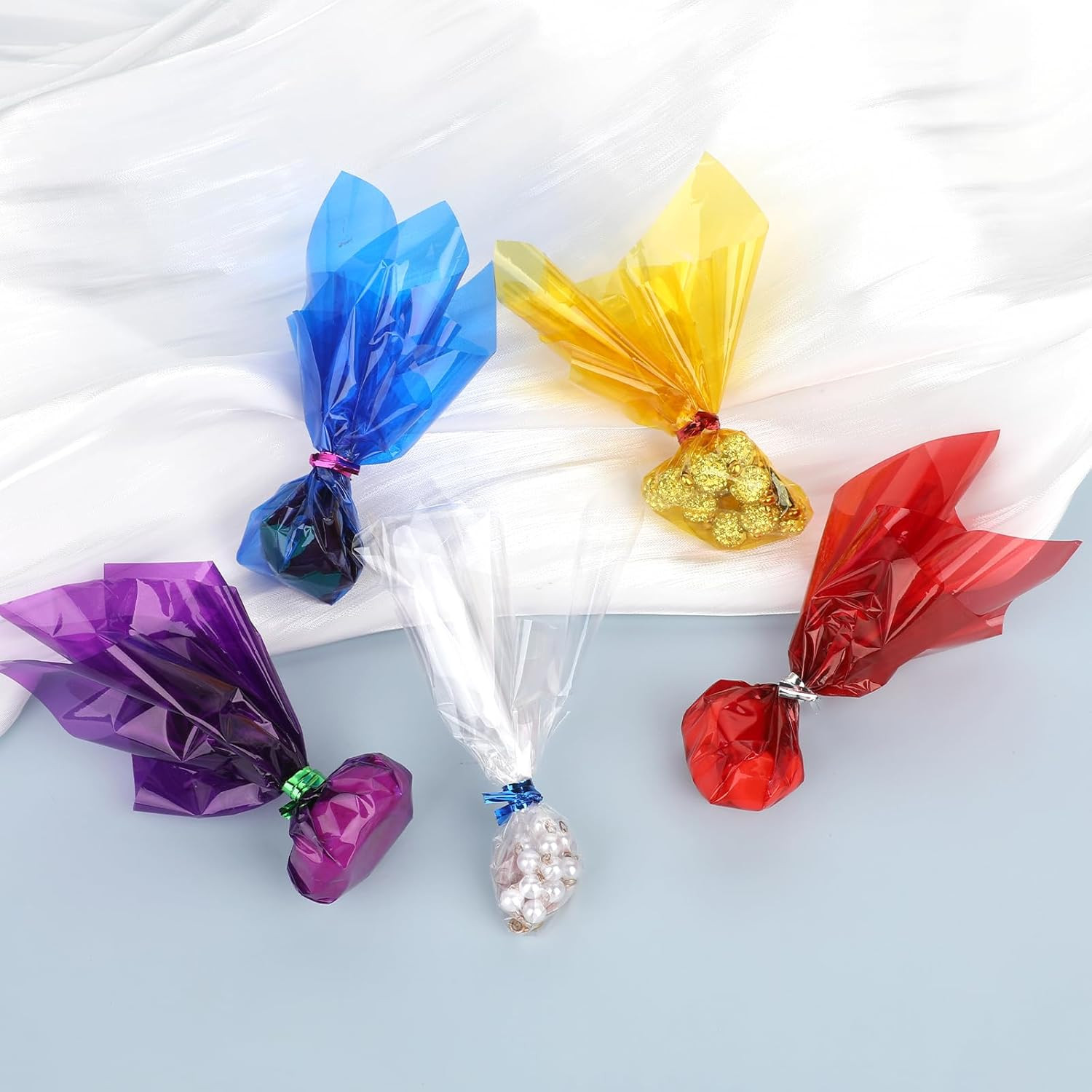 Colored Acetate Sheets - 160 Pack of 7.5x7.5 Inch Craft Transparency Paper