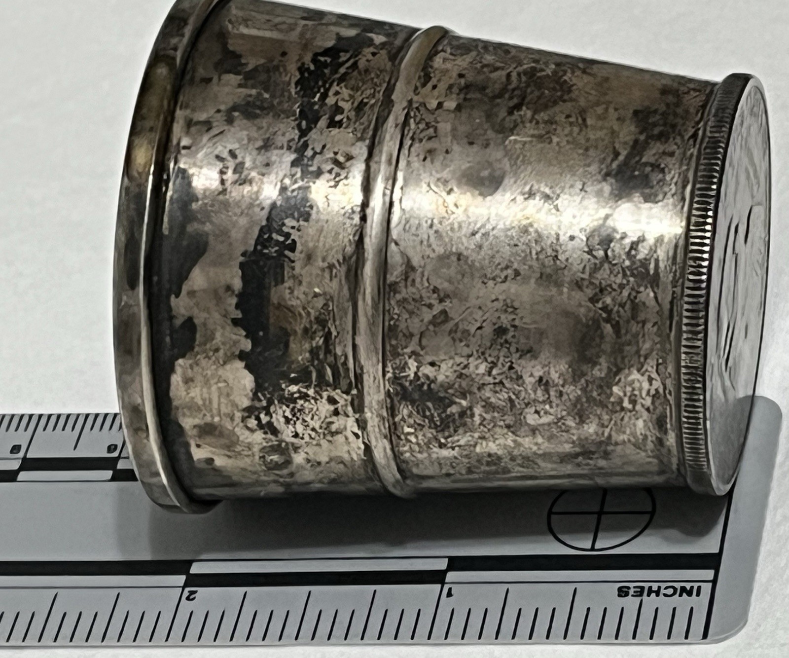 Dwight D. Eisenhower 1972 IKE Dollar Wallace 5215 Sterling Silver Shot / Jigger