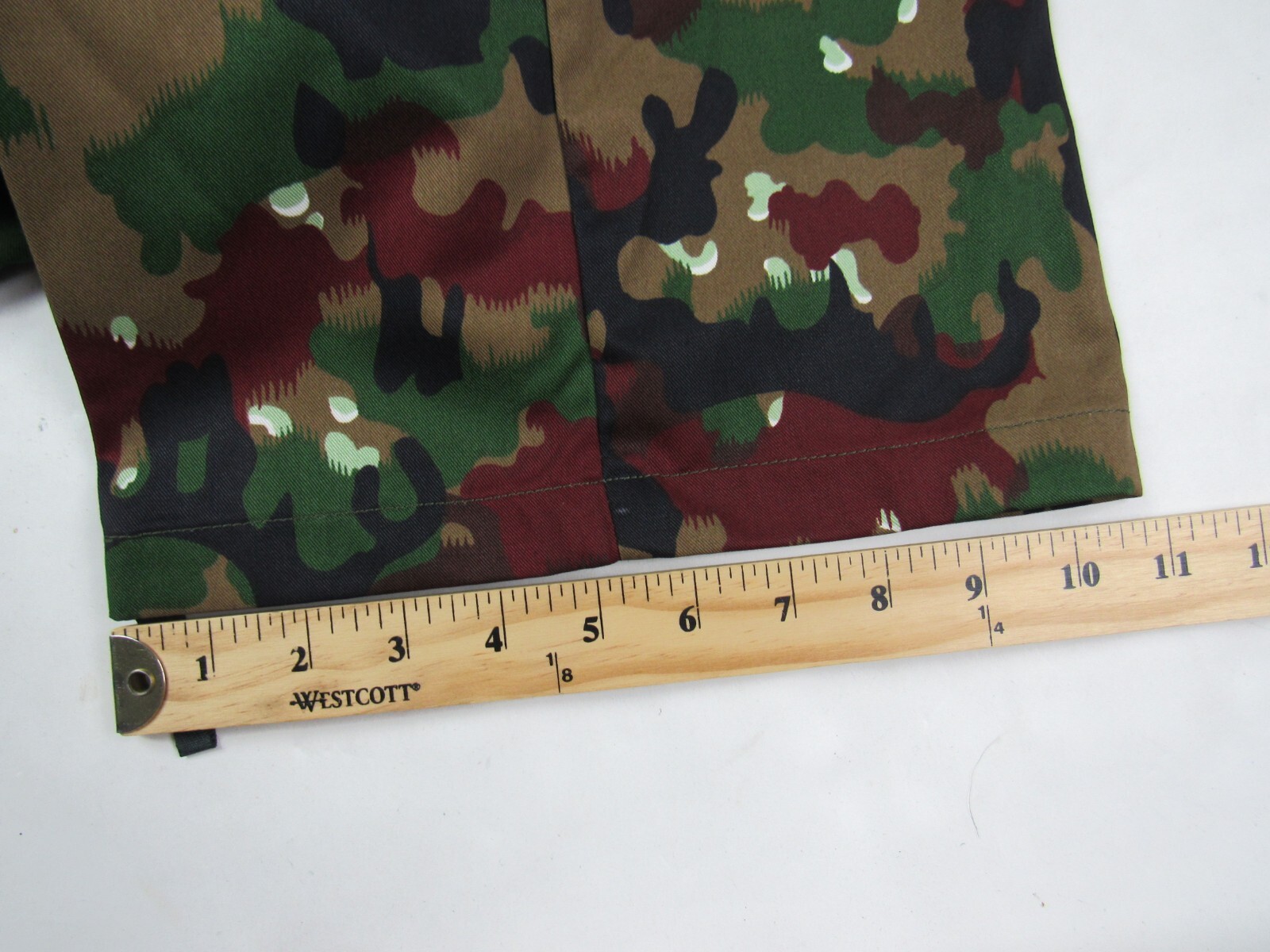 Vtg NOS New Swiss Army Alpenflage Combat Pant Camouflage Field M83 40/80 Sz S-L
