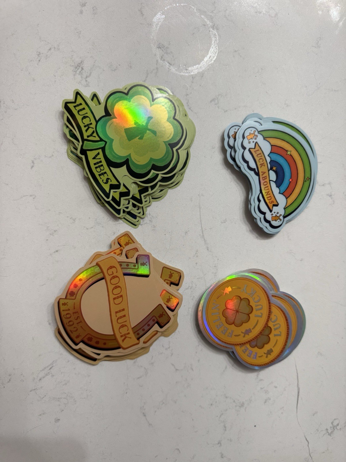 Dutch Bros Sticker Drop Mar 17,2025 St.Patrick's Day(Sold as a set)