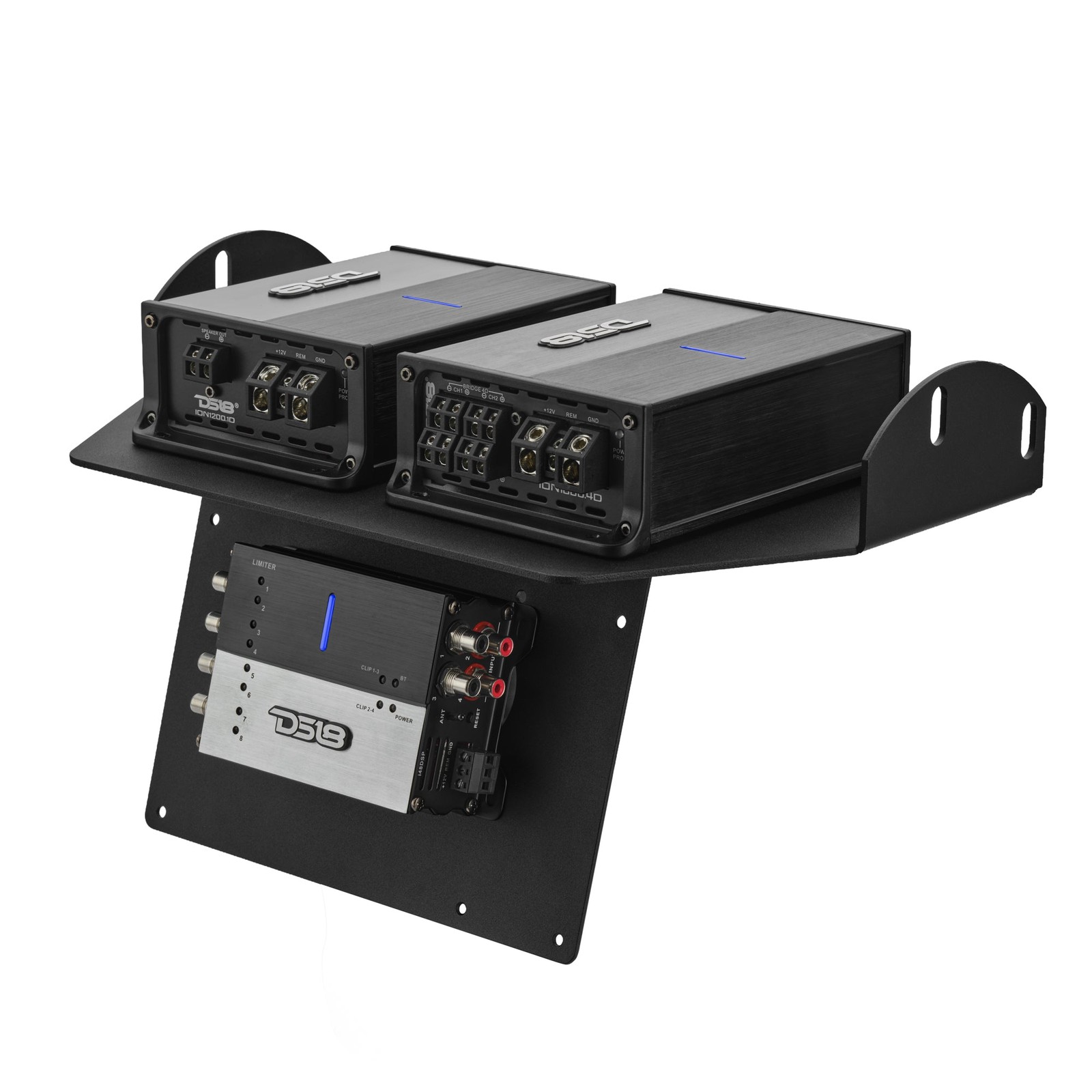 DS18 Harley-Davidson Street Glide Amplifier Rack for models 2014–2023