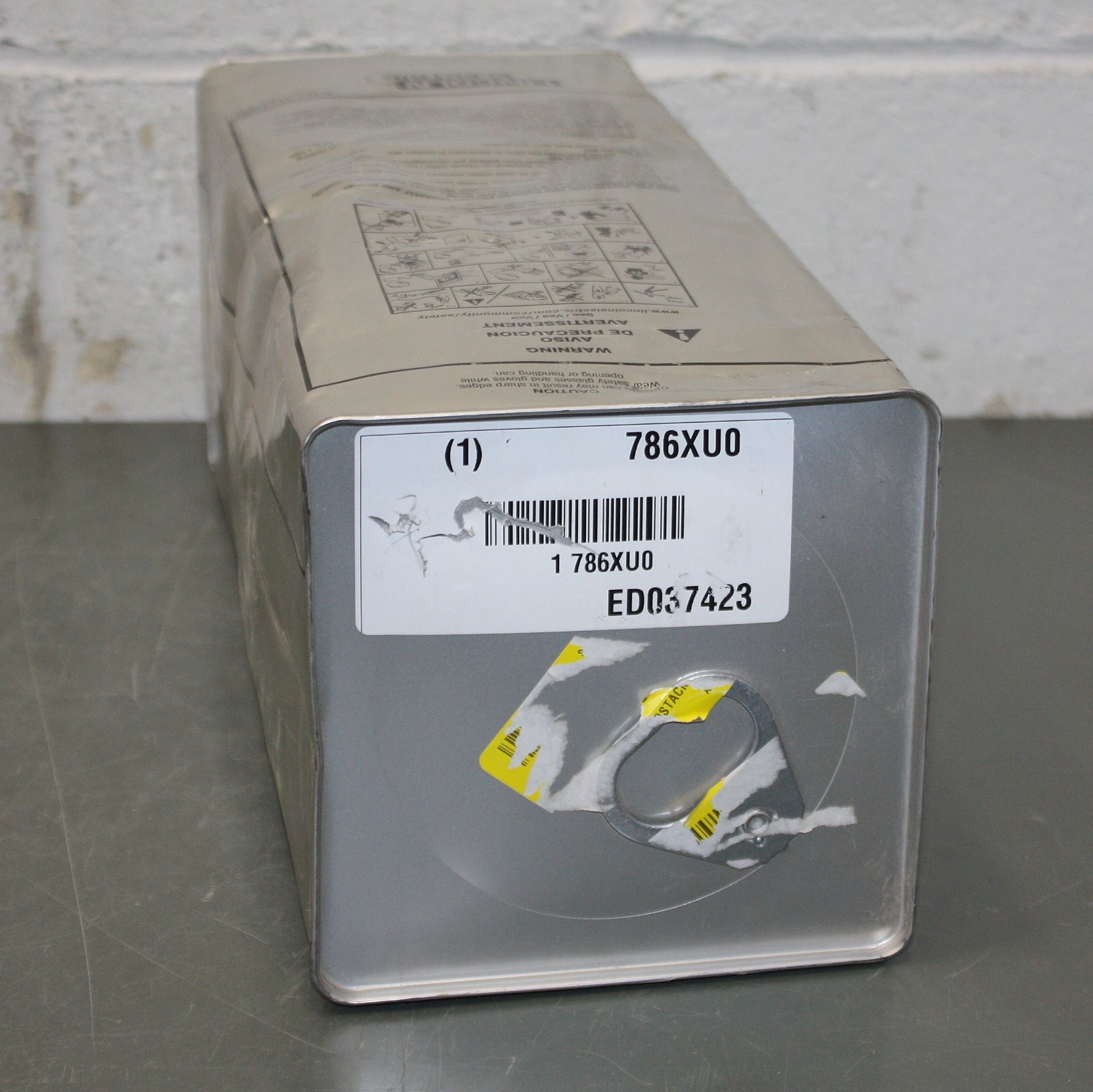 (50lbs) Lincoln Stick Electrodes Excalibur 7018 XMR, 1/8" x 14", Welding Rods